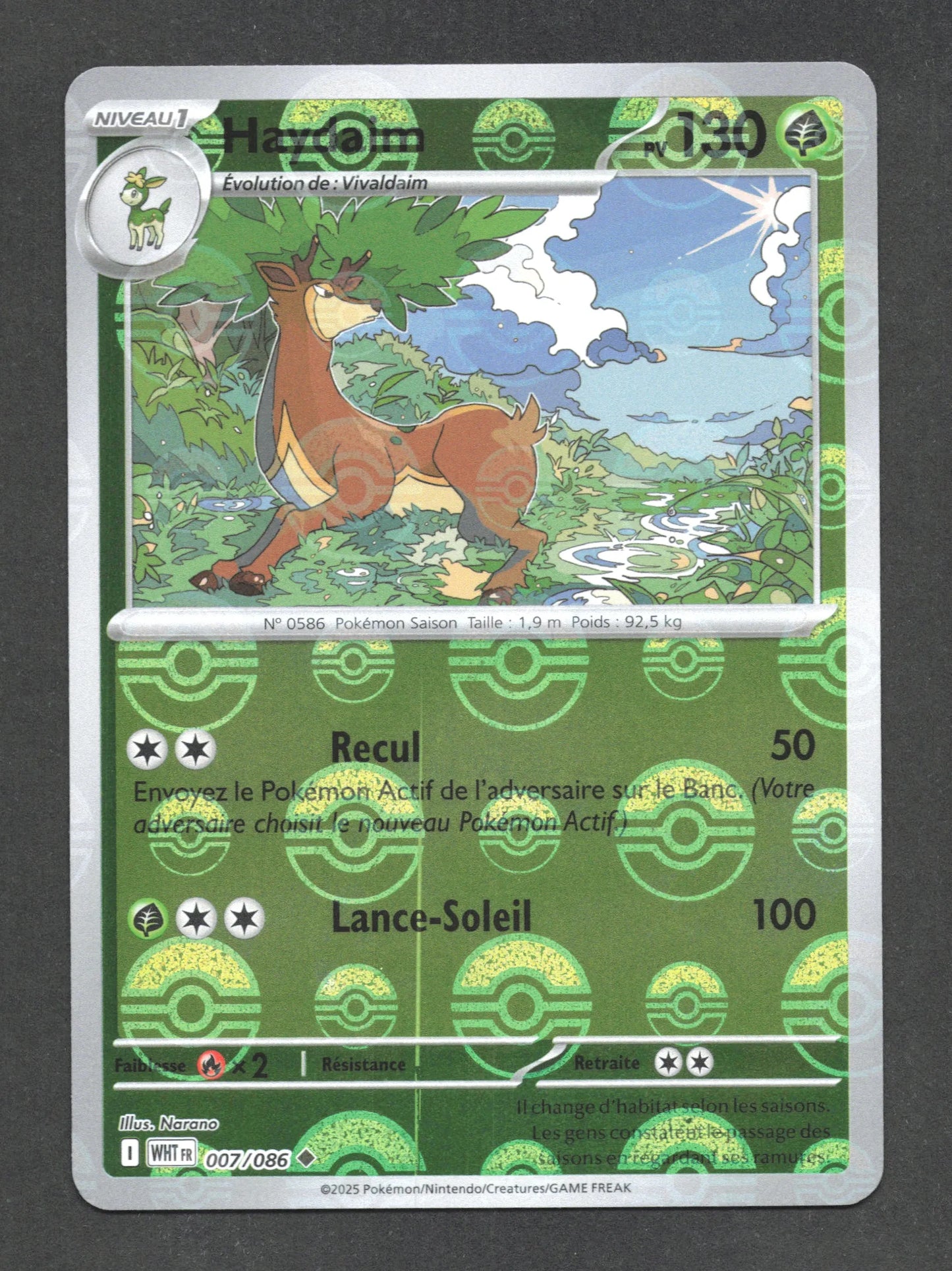 007/086 Haydaim POKEBALL - Flamme Blanche - Pokeball