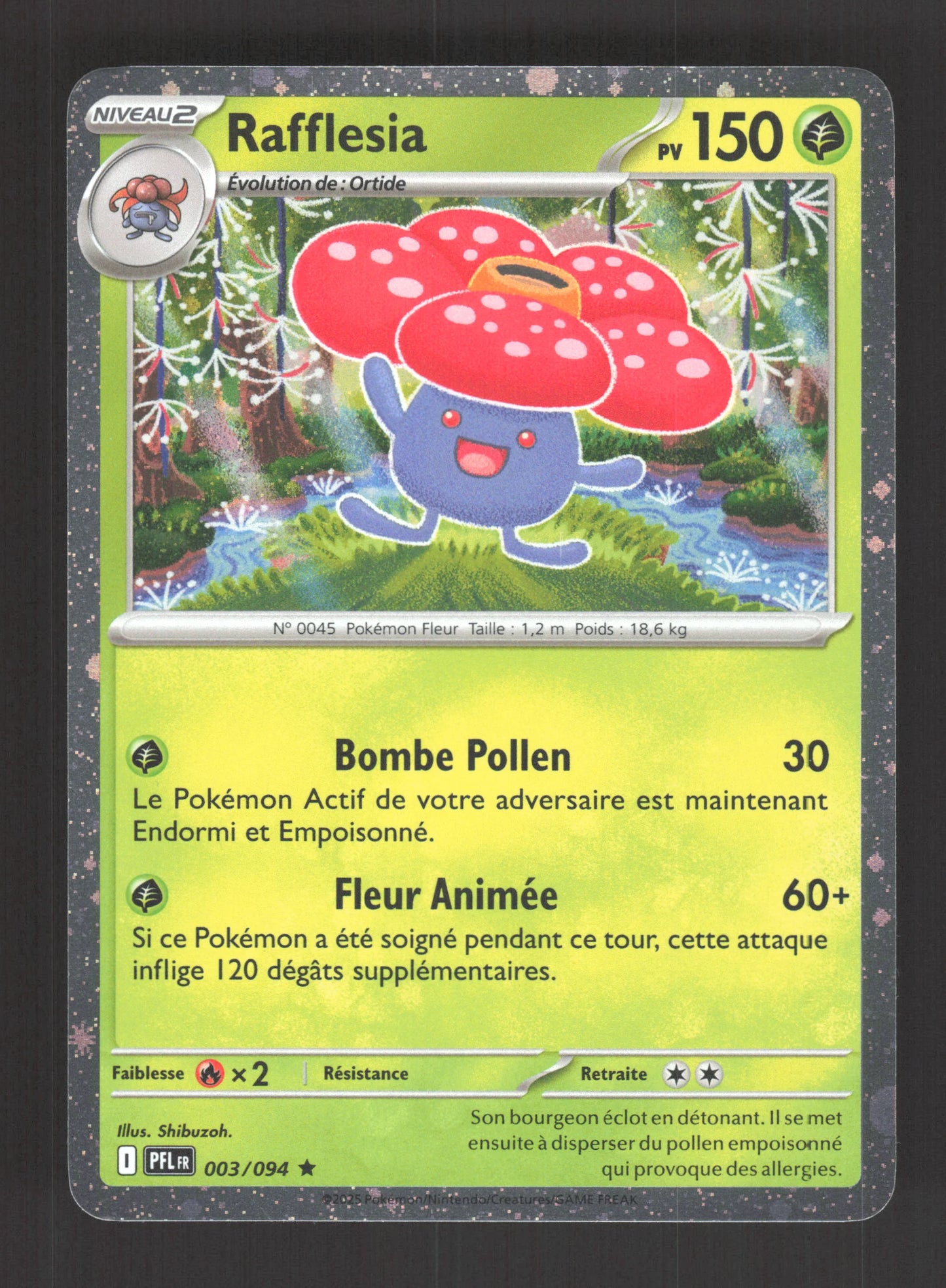 003/094 Rafflesia HOLO COSMOS - Flammes Fantasmagoriques