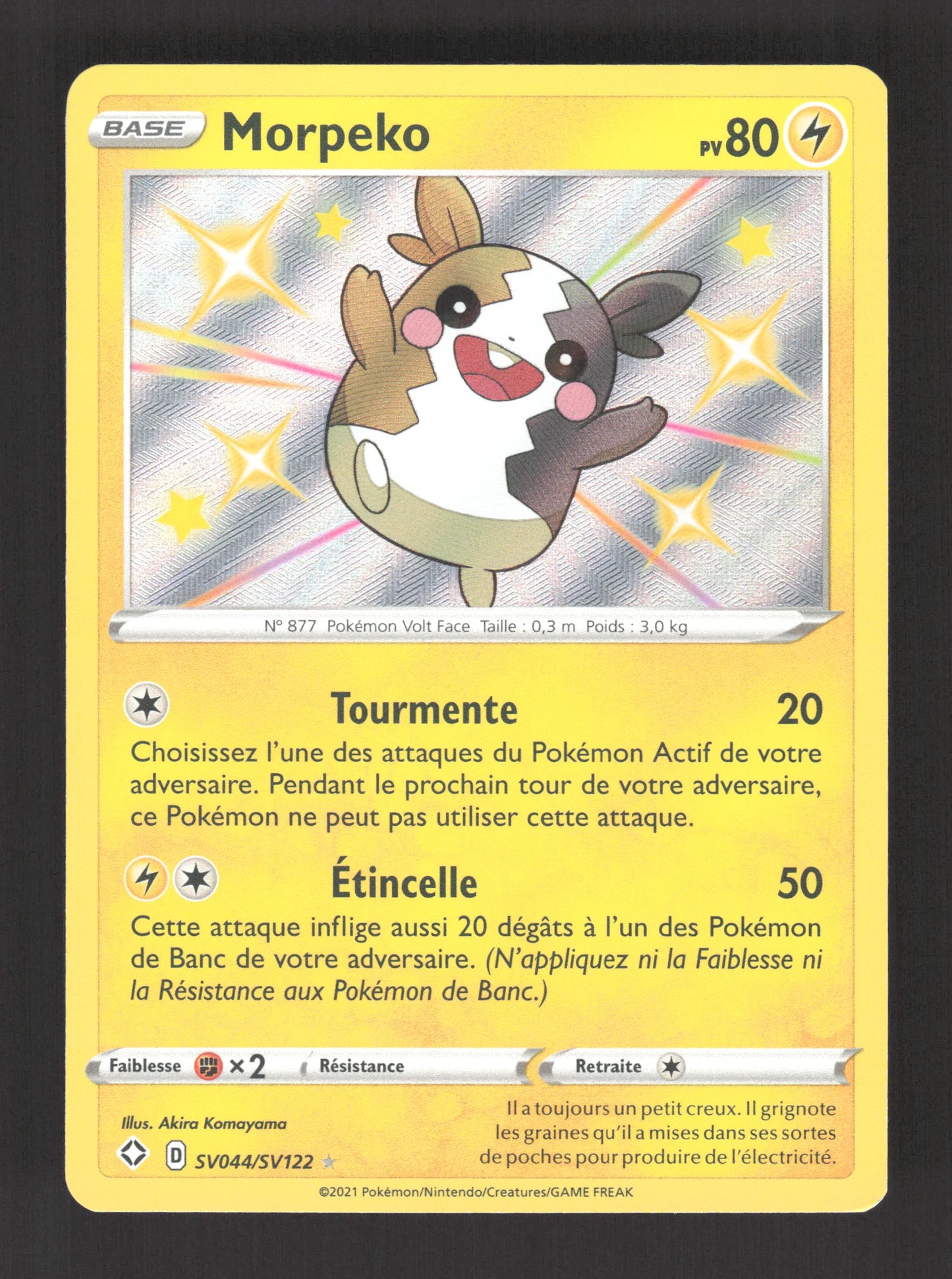 SV044/SV122 Morpeko SHINY - Destinées Radieuses