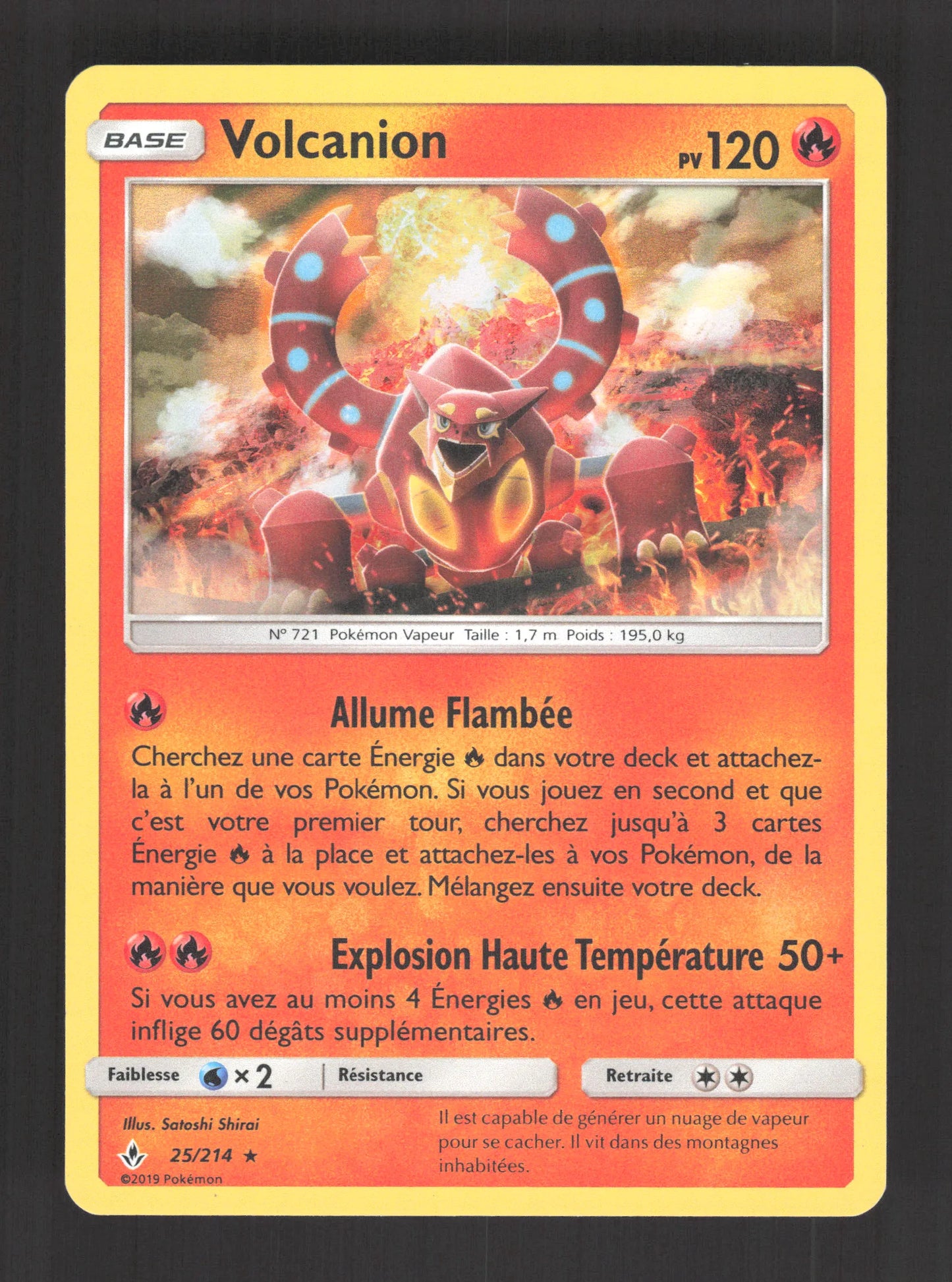 25/214 Volcanion HOLO - Alliance Infaillible