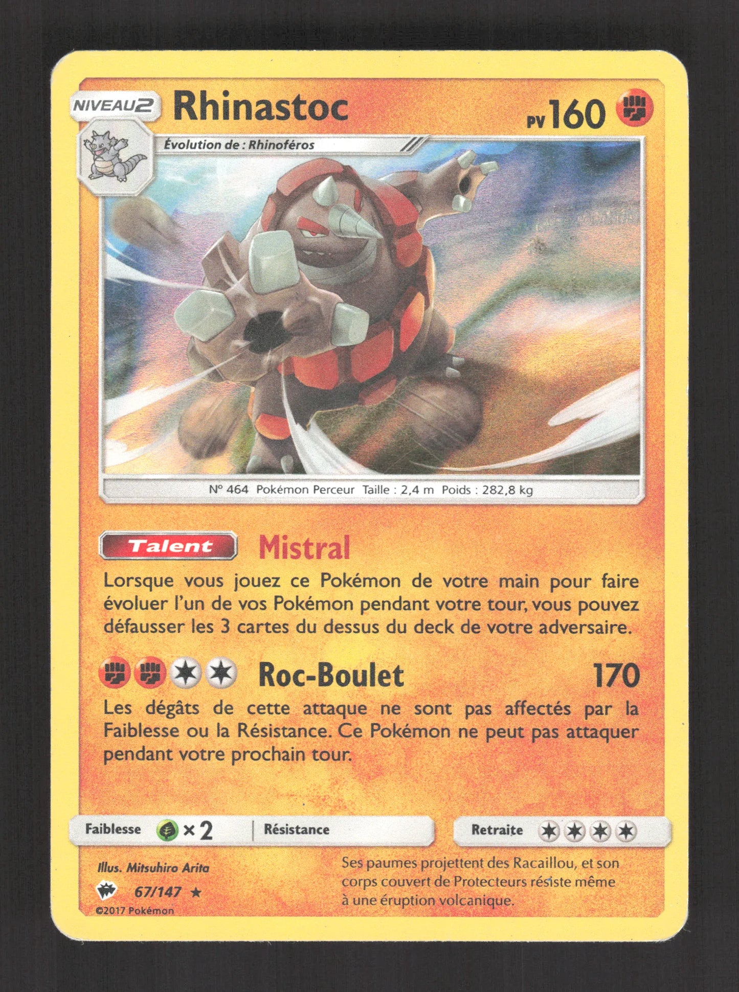 67/147 Rhinastoc HOLO - Ombres Ardentes
