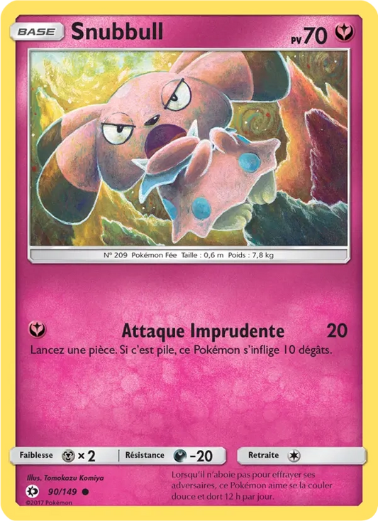 90/149 Snubbull REVERSE - Soleil et Lune