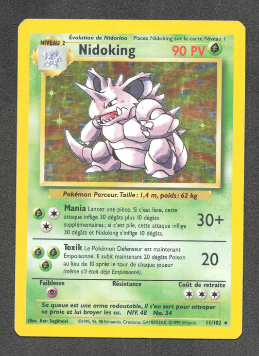 11/102 Nidoking HOLO - Set de Base