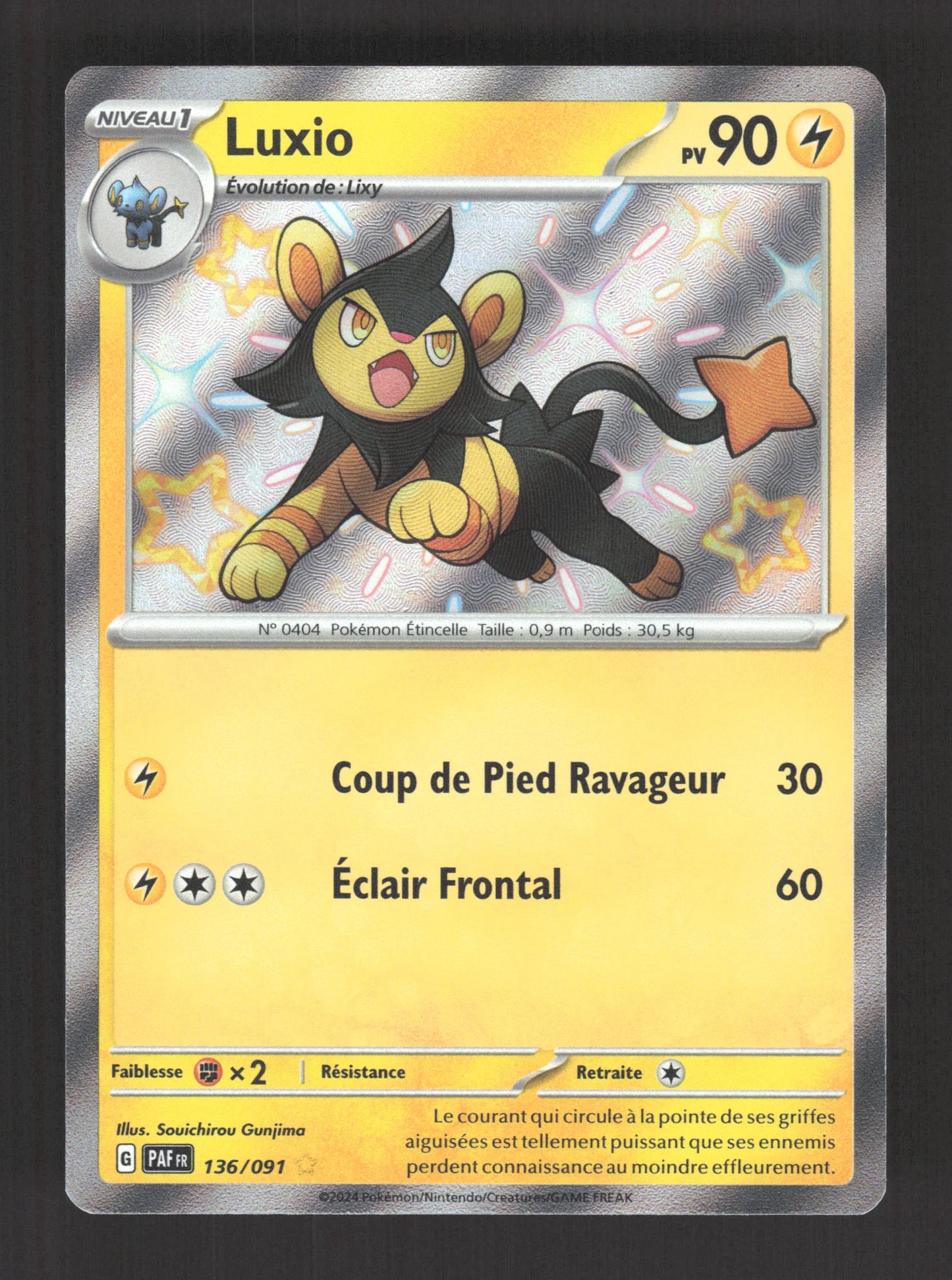 136/091 Luxio SHINY - Destinées de Paldea