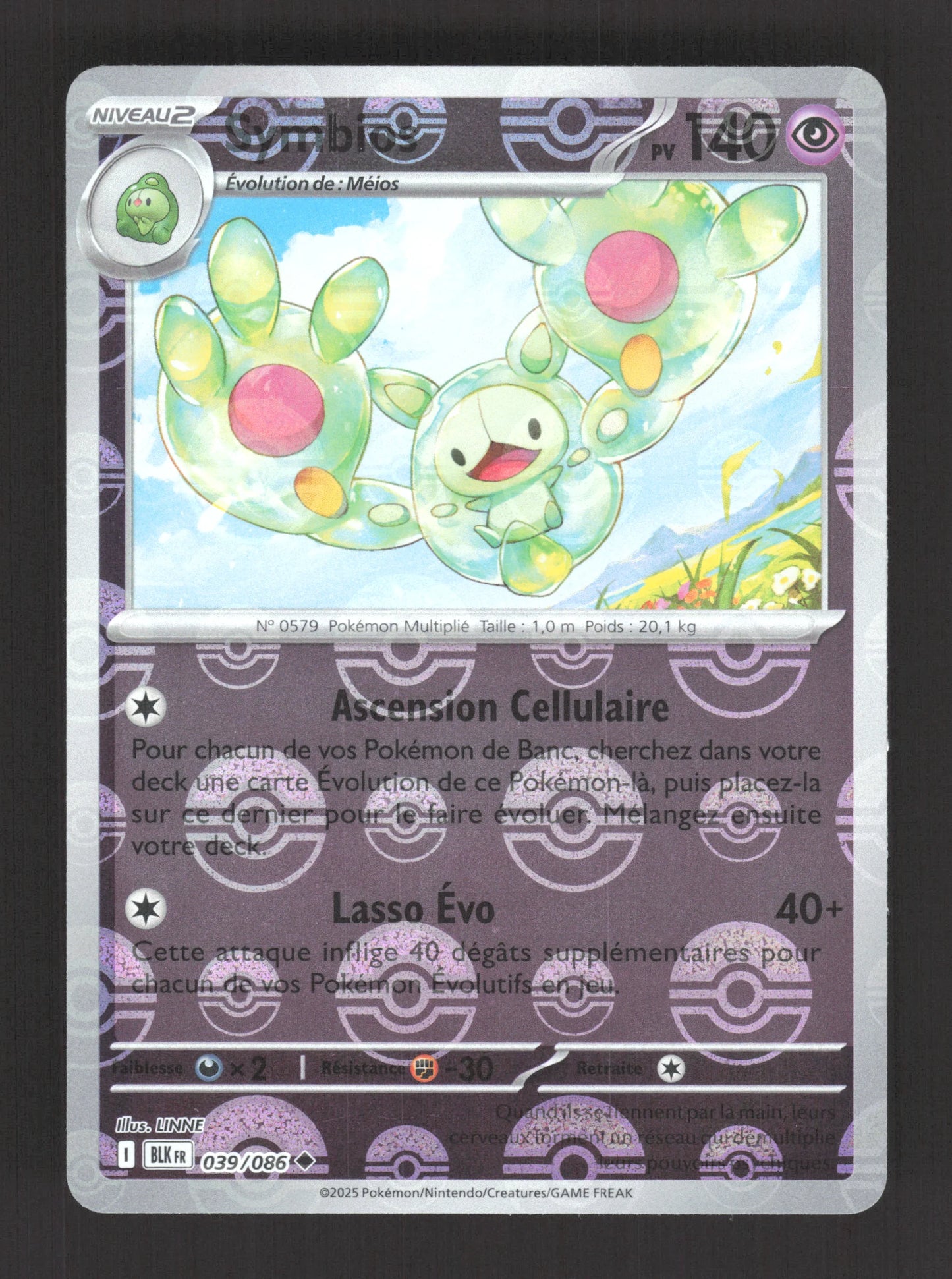 039/086 Symbios POKEBALL - Foudre Noire