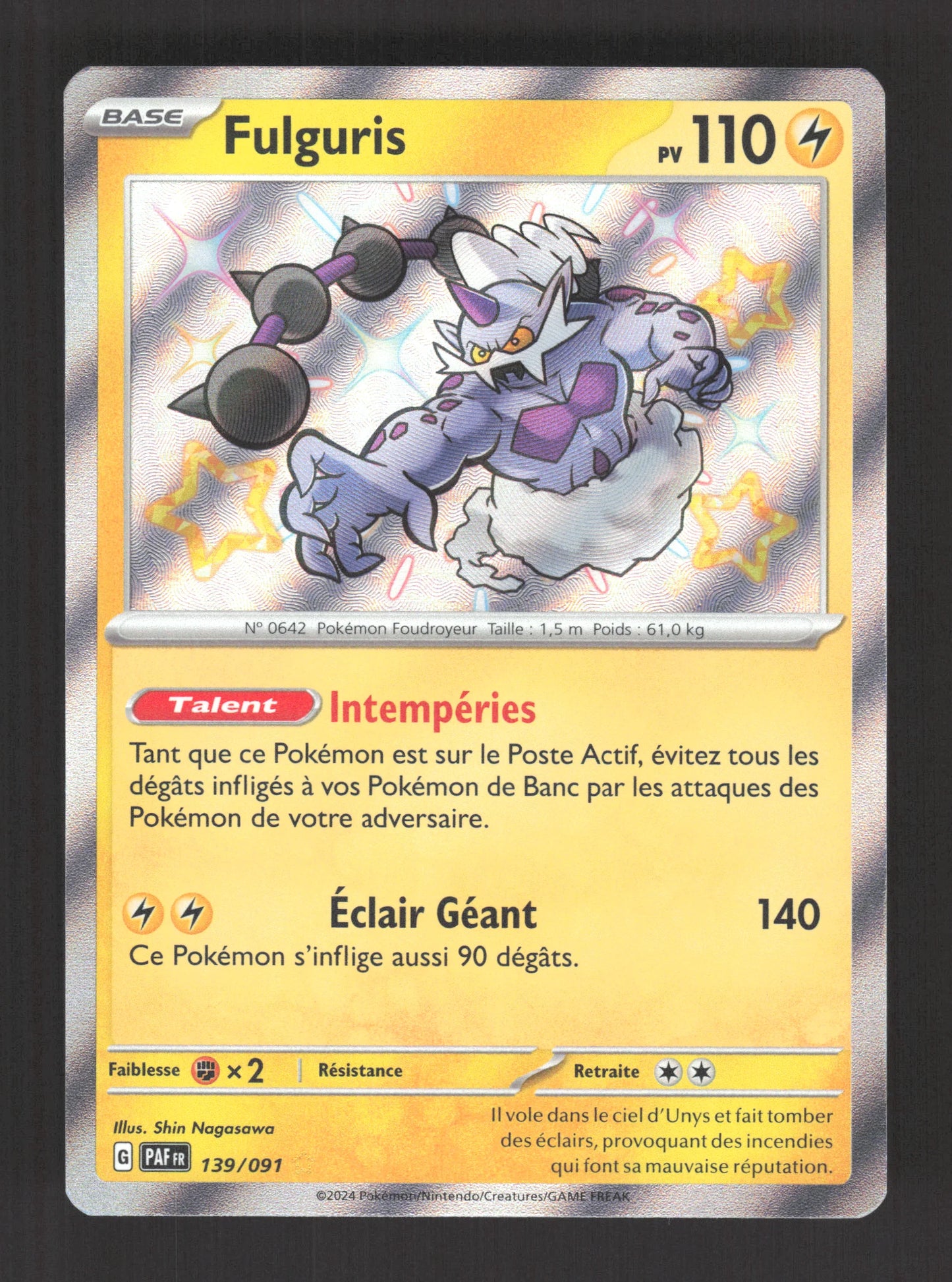 139/091 Fulguris SHINY - Destinées de Paldea