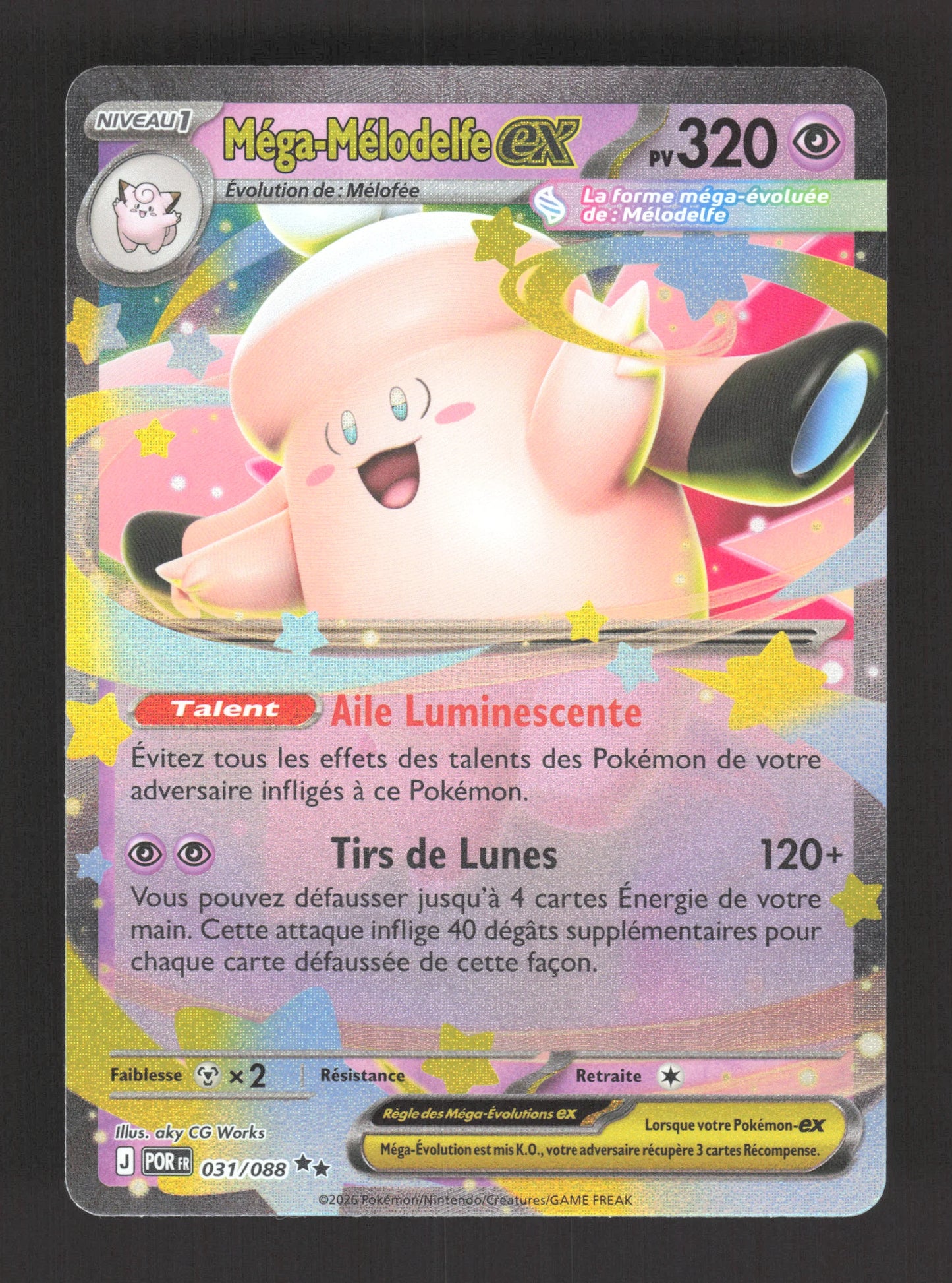 031/088 Mega Melodelfe EX - Équilibre Parfait