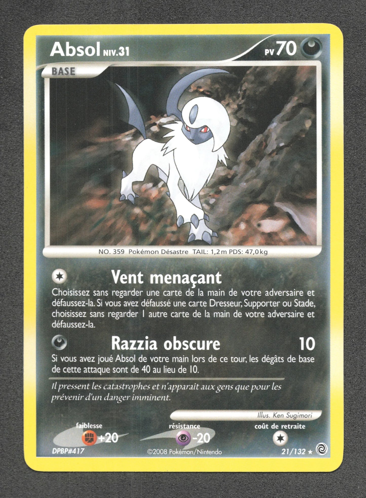 21/132 Absol RARE - Merveilles Secrètes