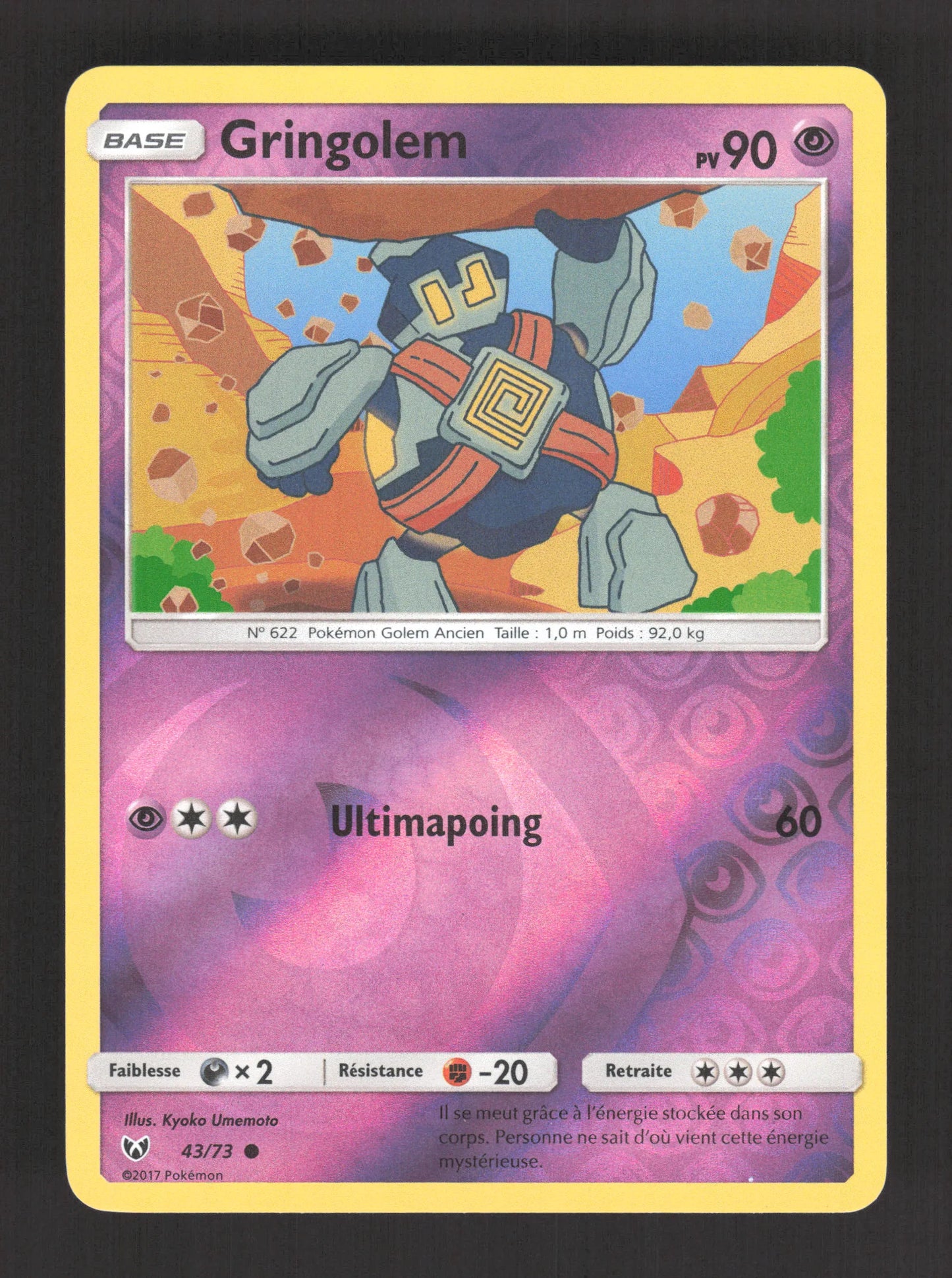 43/73 Gringolem REVERSE - Légendes Brillantes
