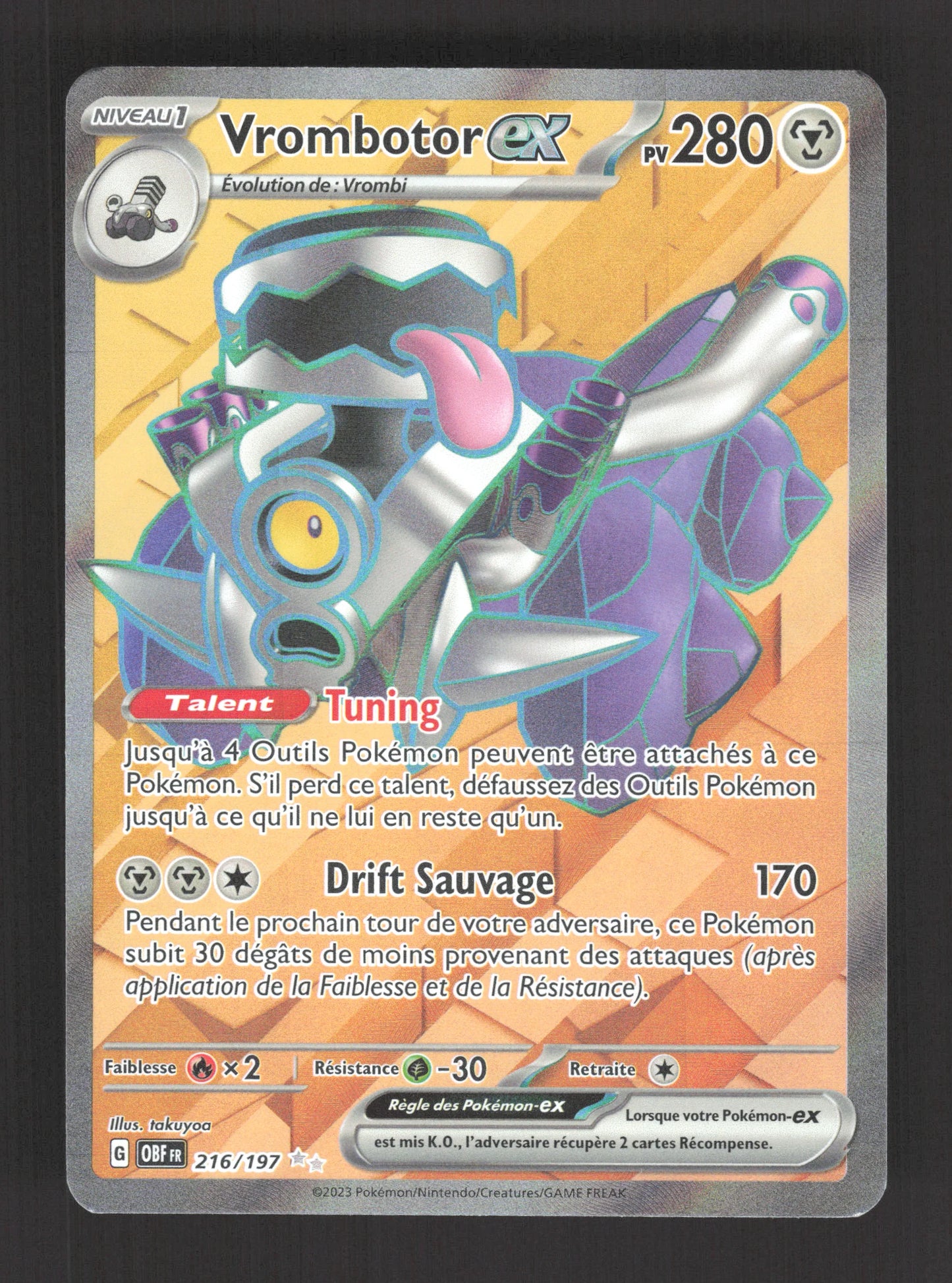 216/197 Vrombotor EX - Flammes Obsidiennes