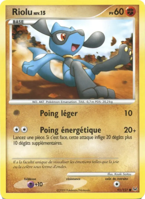91/127 Riolu REVERSE - Platine