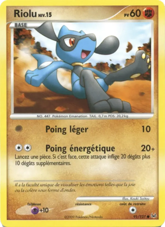 91/127 Riolu REVERSE - Platine