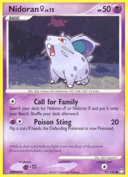 91/123 Nidoran CO - Trésors Mystérieux