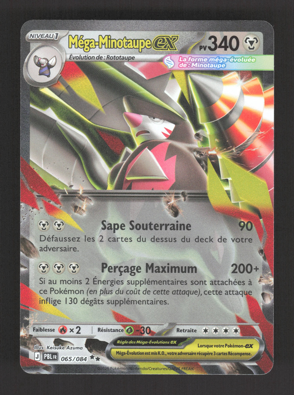 065/084 Mega Minotaupe EX - Nuit Noire