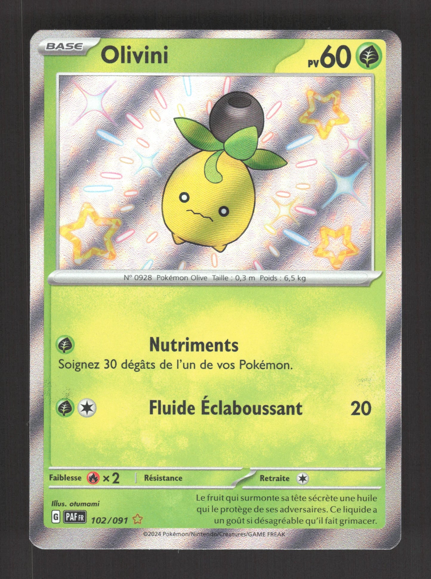 102/091 Olivini SHINY - Destinées de Paldea