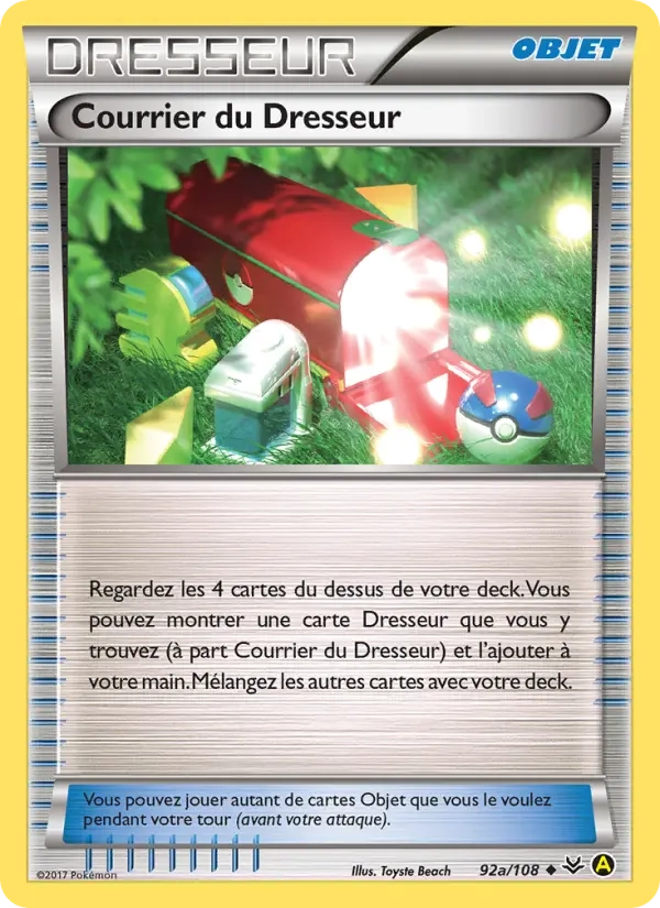 92/108 Courrier du Dresseur REVERSE - Ciel Rugissant