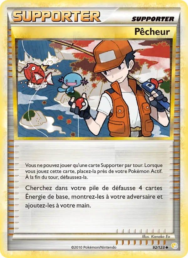 92/123 Pecheur REVERSE - HeartGold SoulSilver