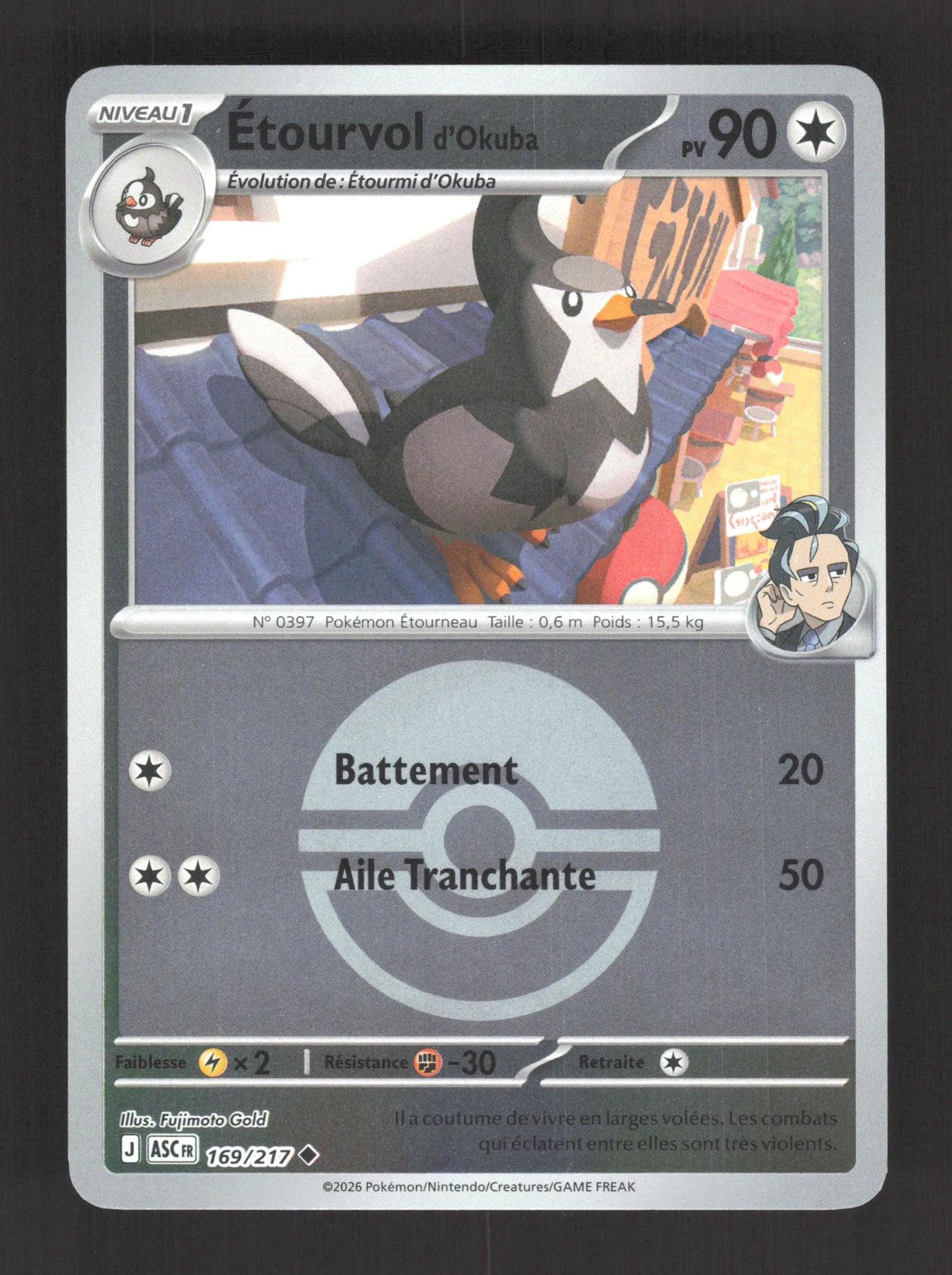 169/217 Etourvol POKEBALL - Héros Transcendants