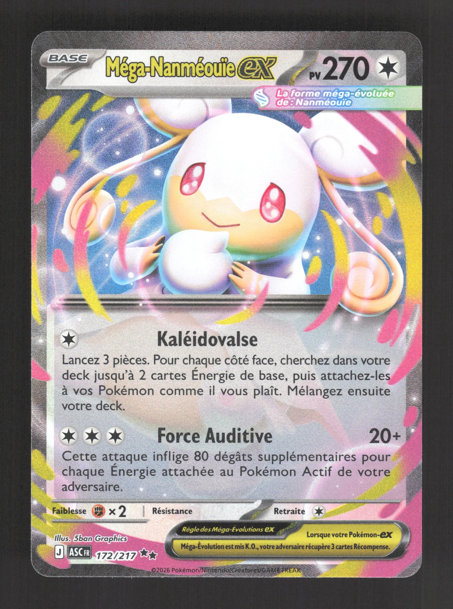 172/217 Mega Nanmeouie EX - Héros Transcendants
