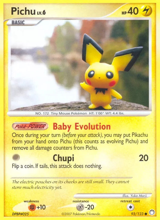 93/123 Pichu CO - Trésors Mystérieux