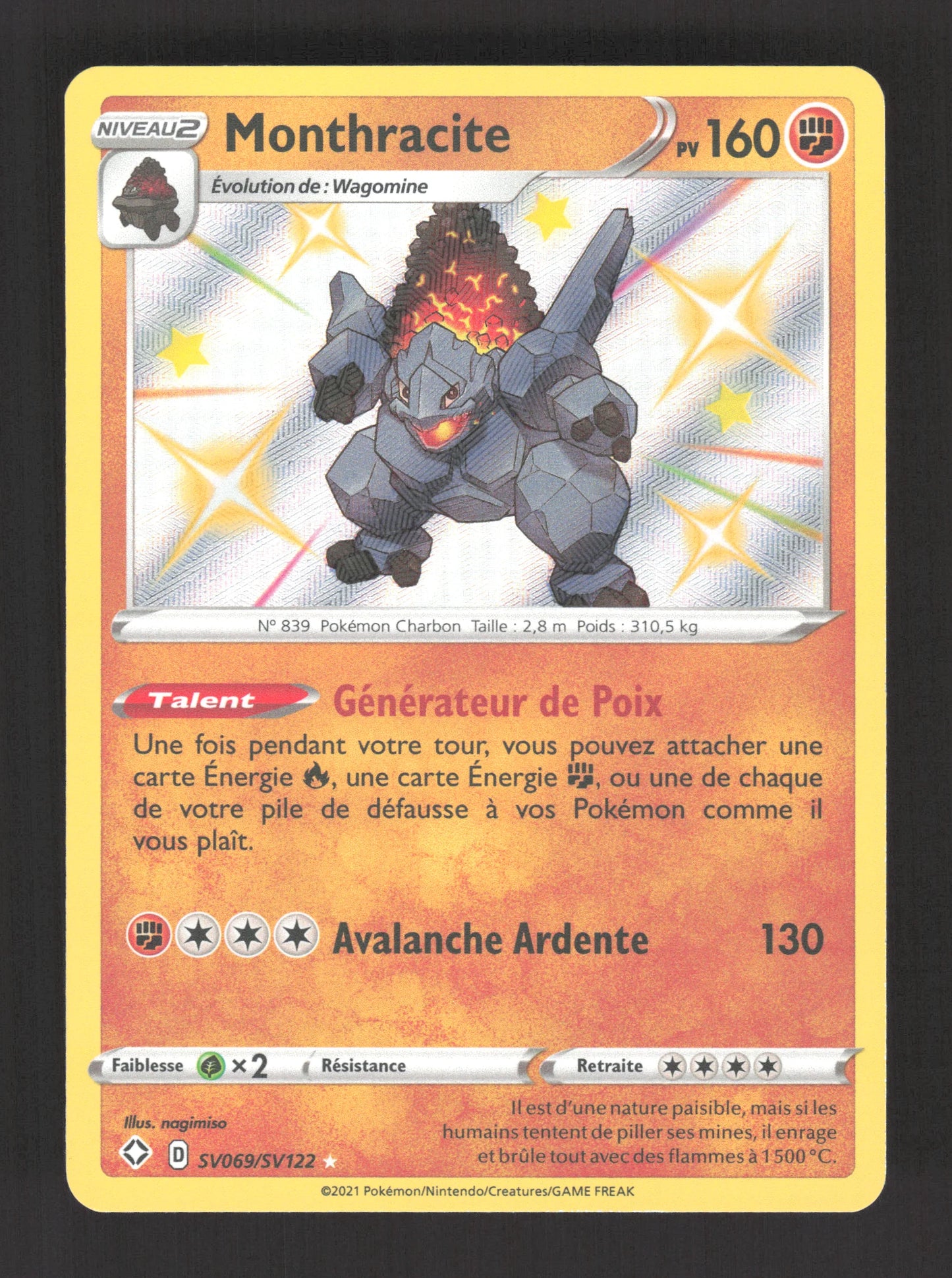 SV069/SV122 Monthracite SHINY - Destinées Radieuses
