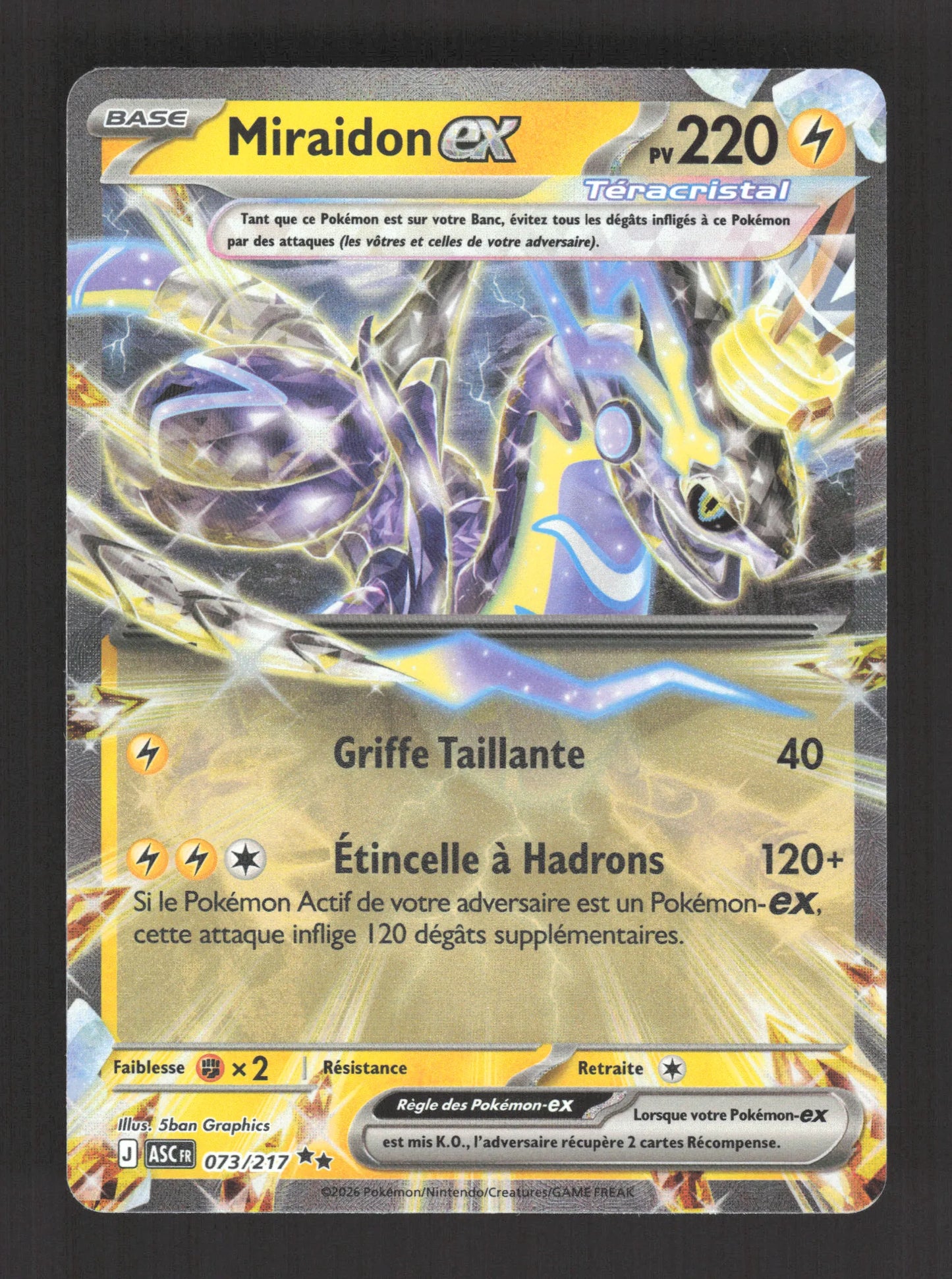 073/217 Miraidon EX - Héros Transcendants
