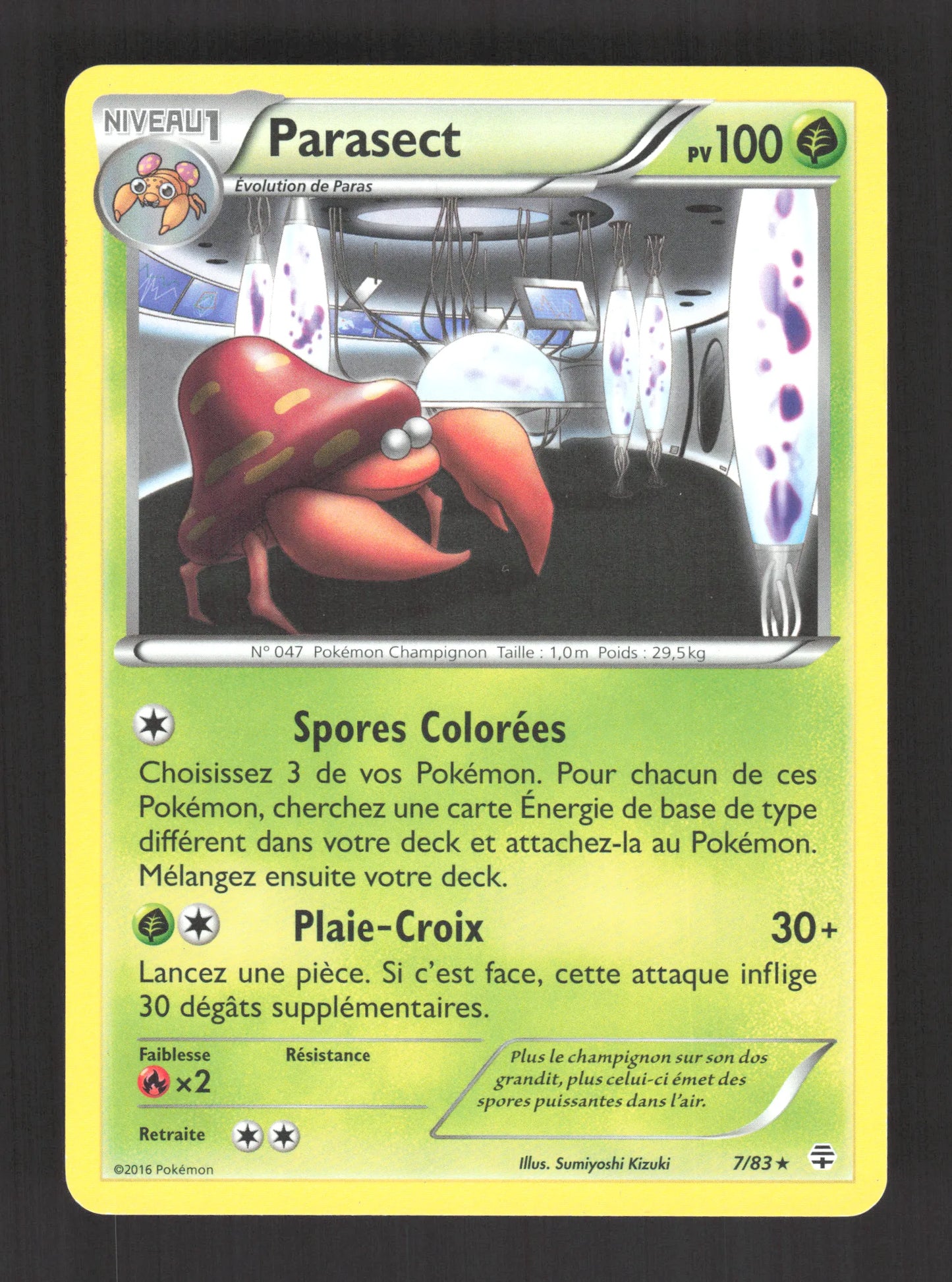 7/83 Parasect RARE - Générations