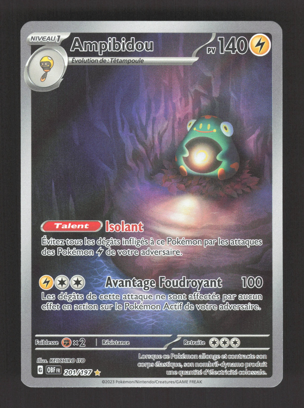 201/197 Ampibidou AR - Flammes Obsidiennes