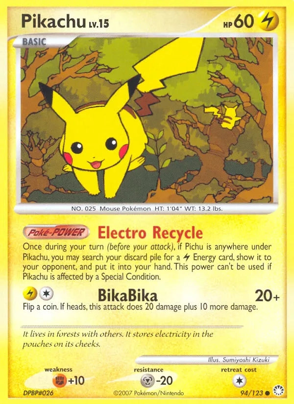 94/123 Pikachu CO - Trésors Mystérieux