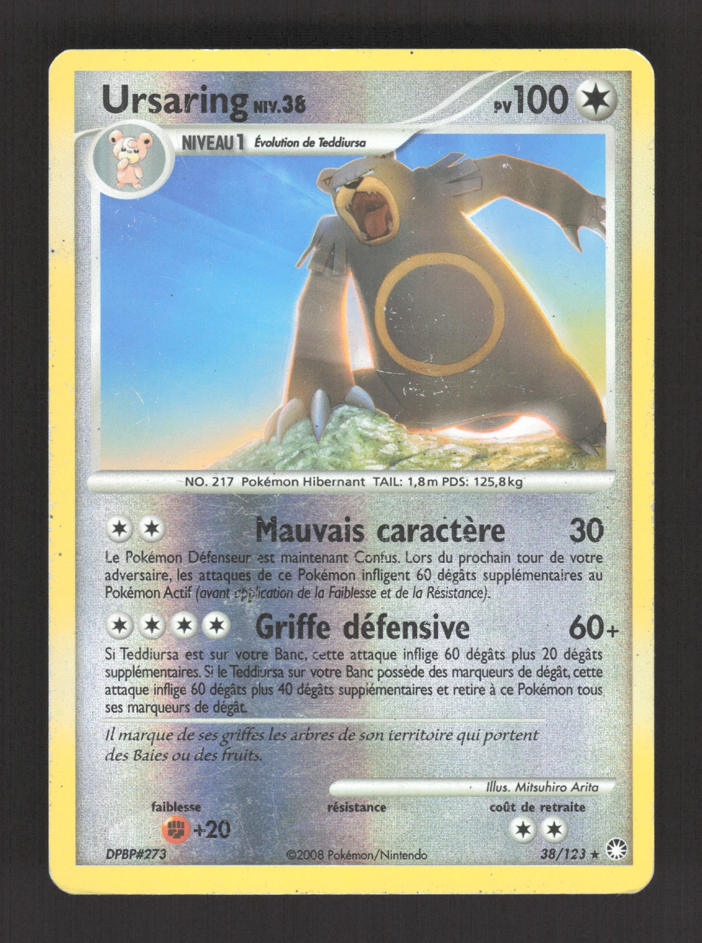 38/123 Ursaring REVERSE - Trésors Mystérieux