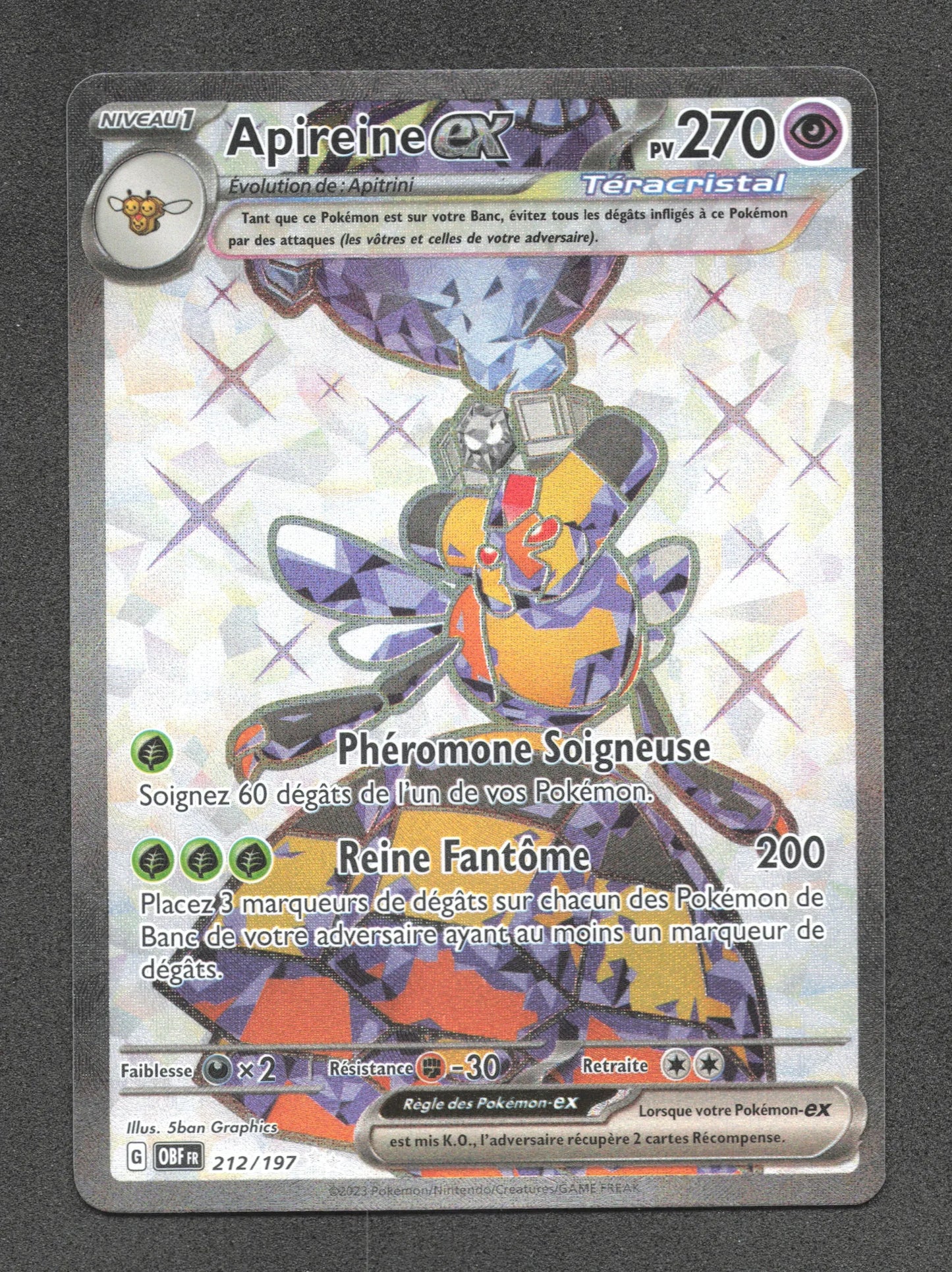 212/197 Apireine EX - Flammes Obsidiennes