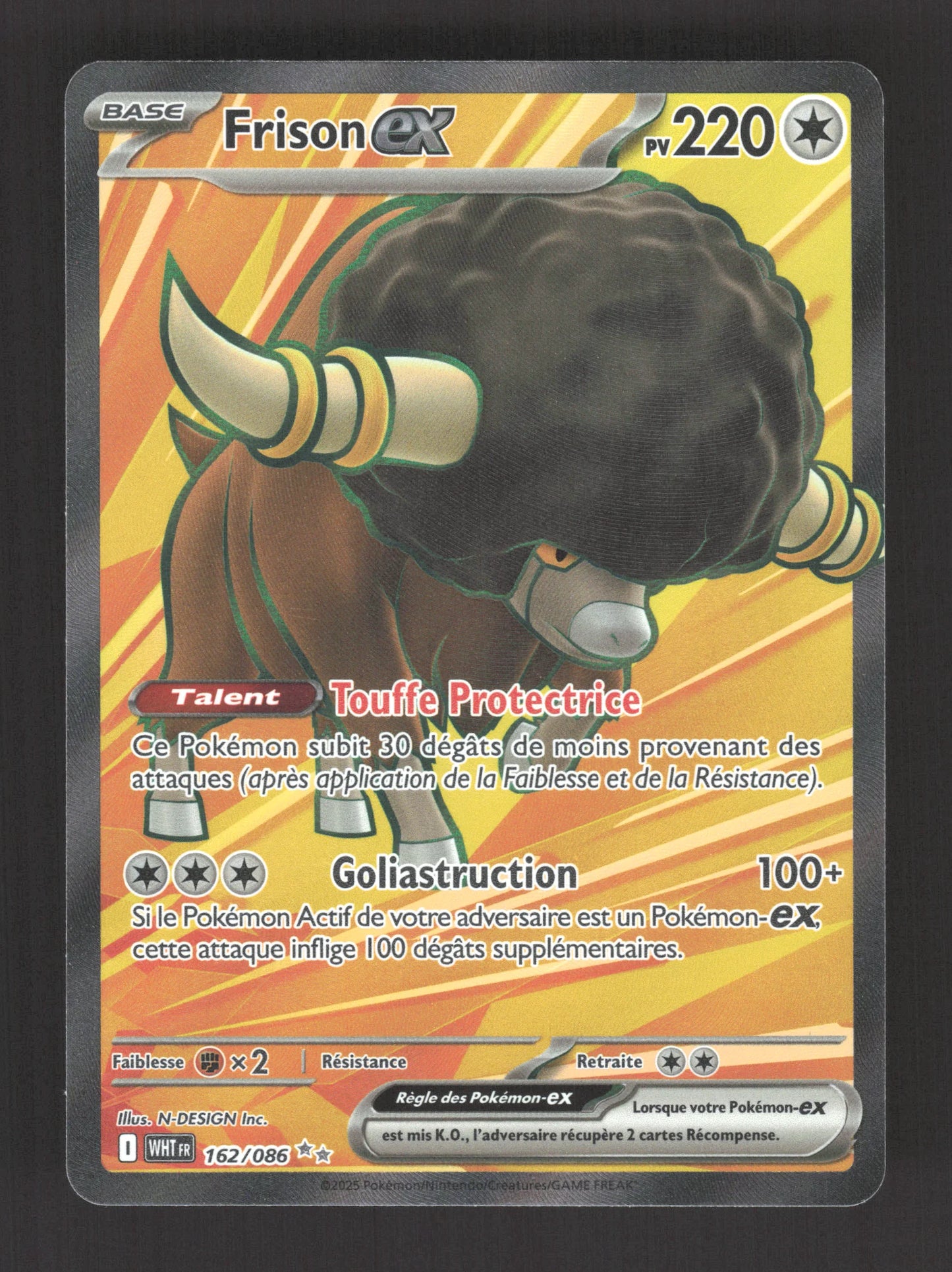 162/086 Frison EX - Flamme Blanche