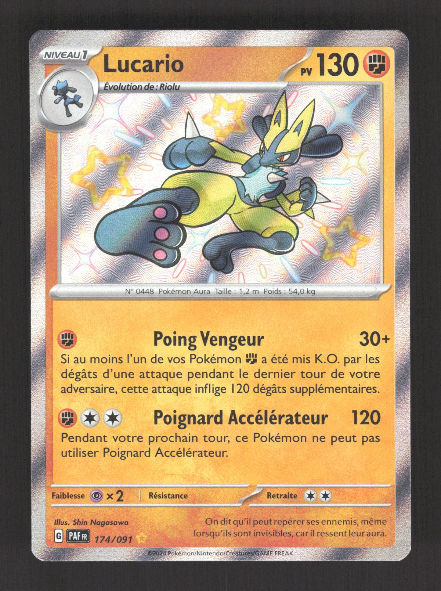 174/091 Lucario SHINY - Destinées de Paldea