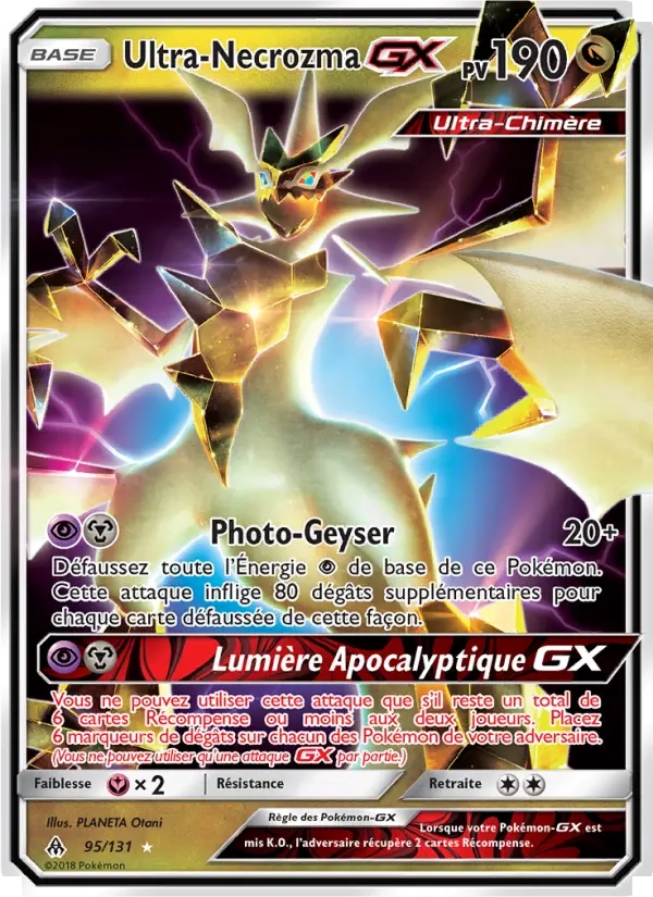 95/131 Ultra Necrozma GX - Lumière Interdite