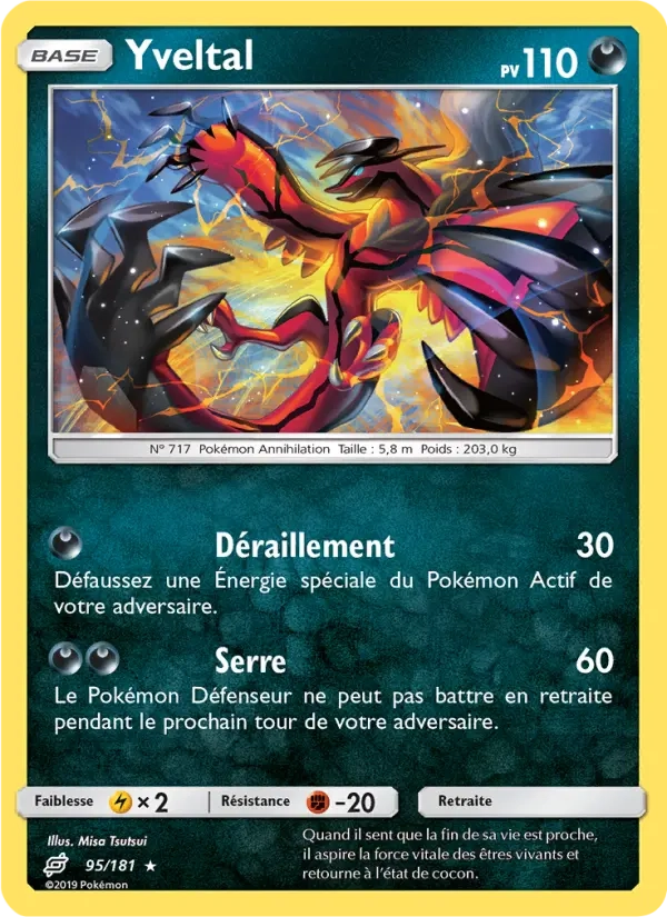 95/181 Yveltal HOLO - Duo de Choc