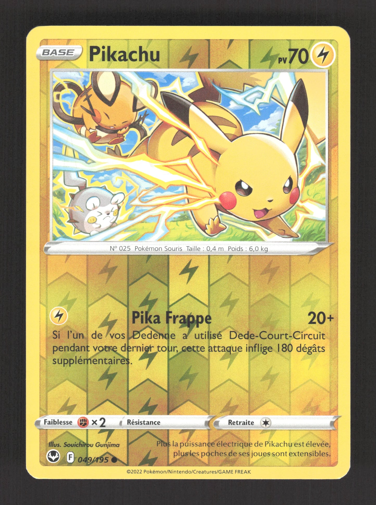 049/195 Pikachu REVERSE - Tempête Argentée
