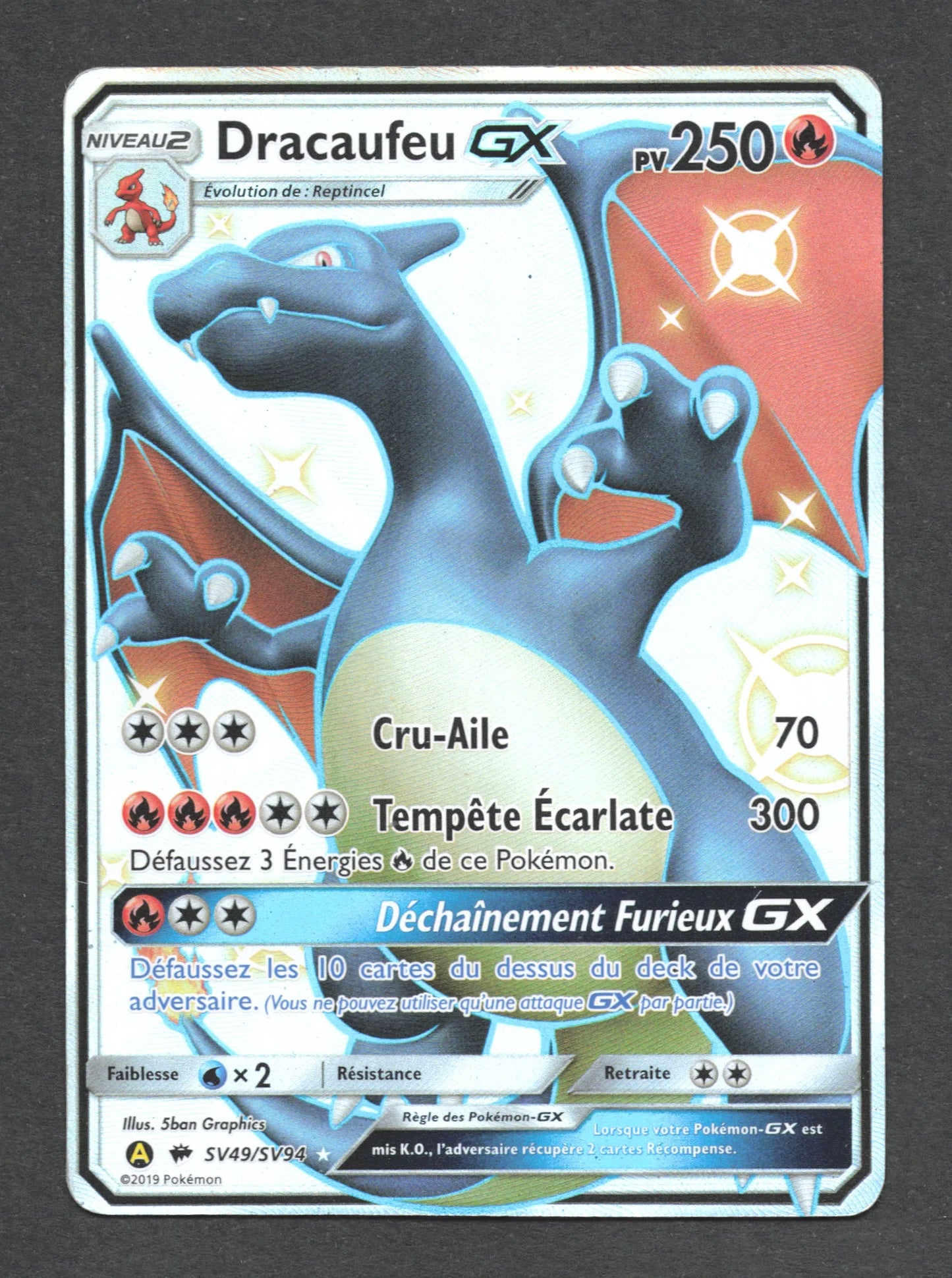 SV49/SV94 Dracaufeu GX - Destinées Occultes