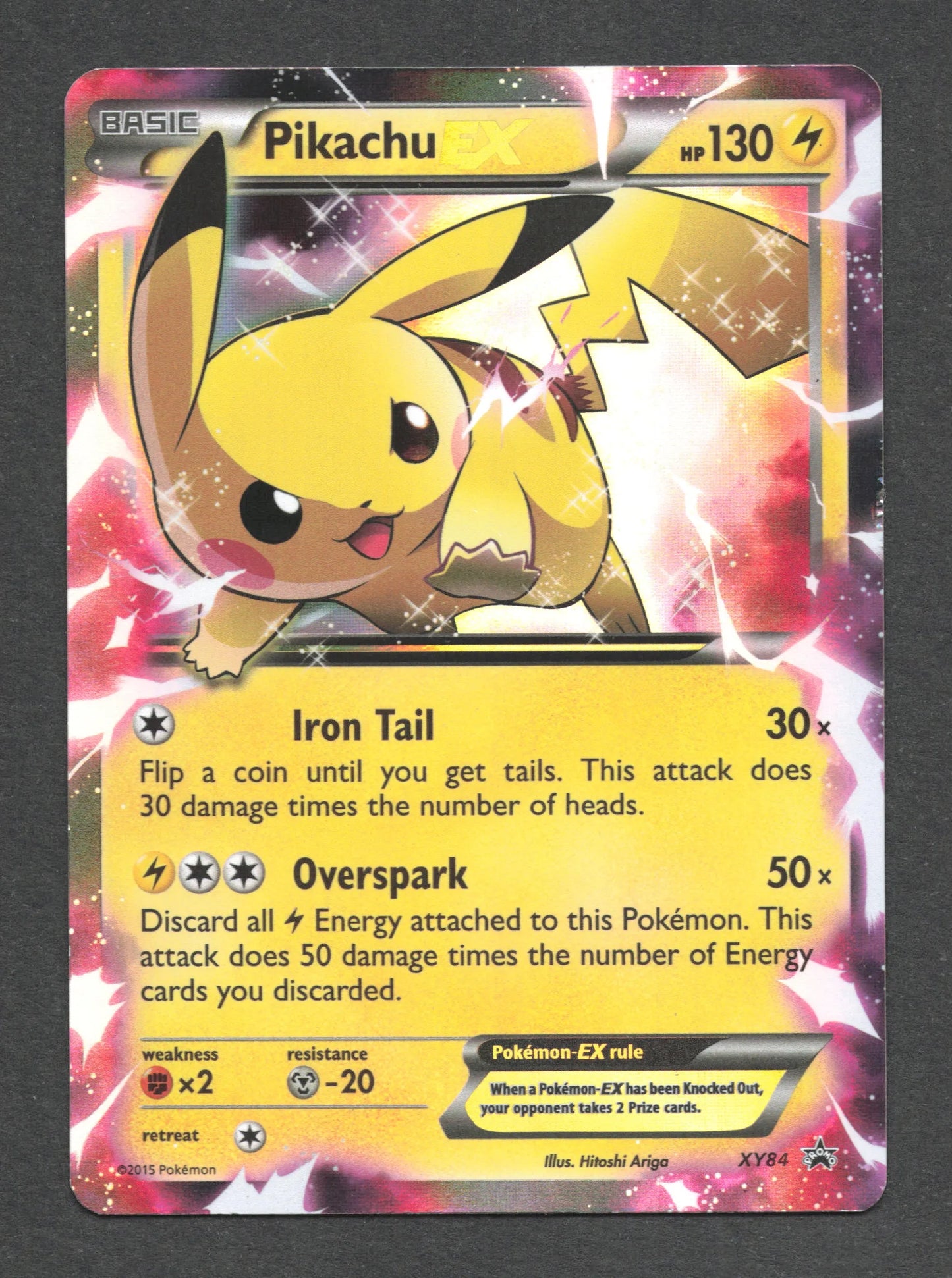 XY84 Pikachu EX - Anglais