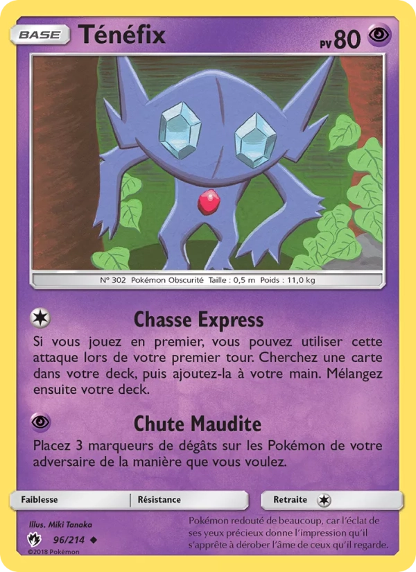 96/214 Tenefix REVERSE - Tonnerre Perdu