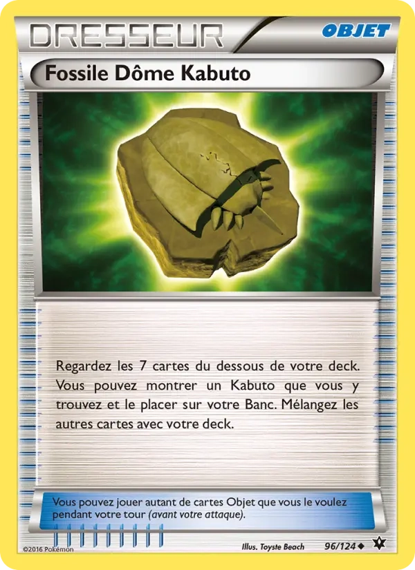96/124 Fossile Dome Kabuto REVERSE - Impact des Destins