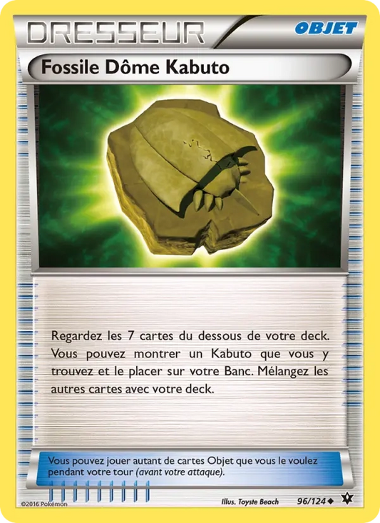 96/124 Fossile Dome Kabuto REVERSE - Impact des Destins
