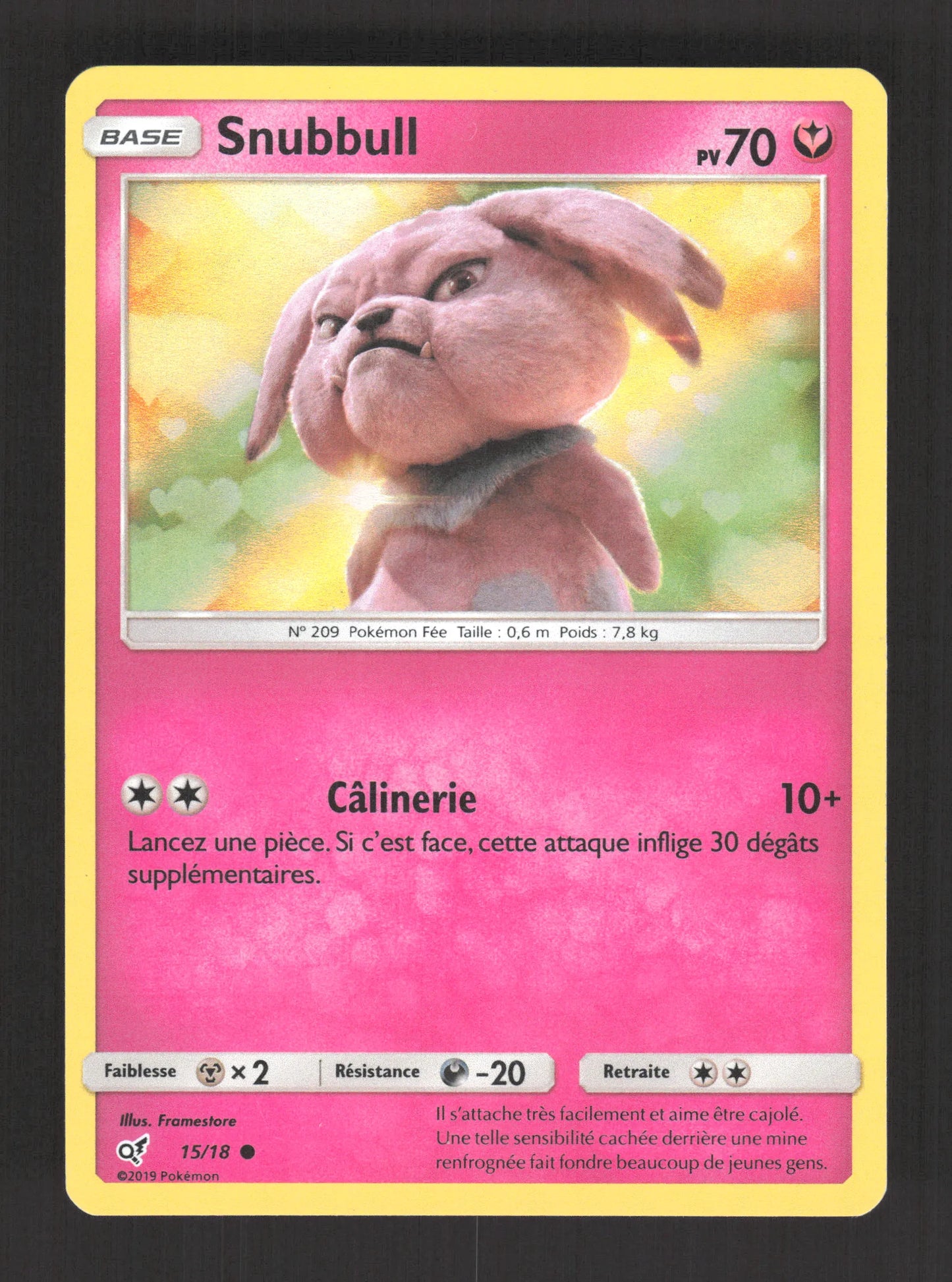 15/18 Snubbull HOLO - Détective Pikachu