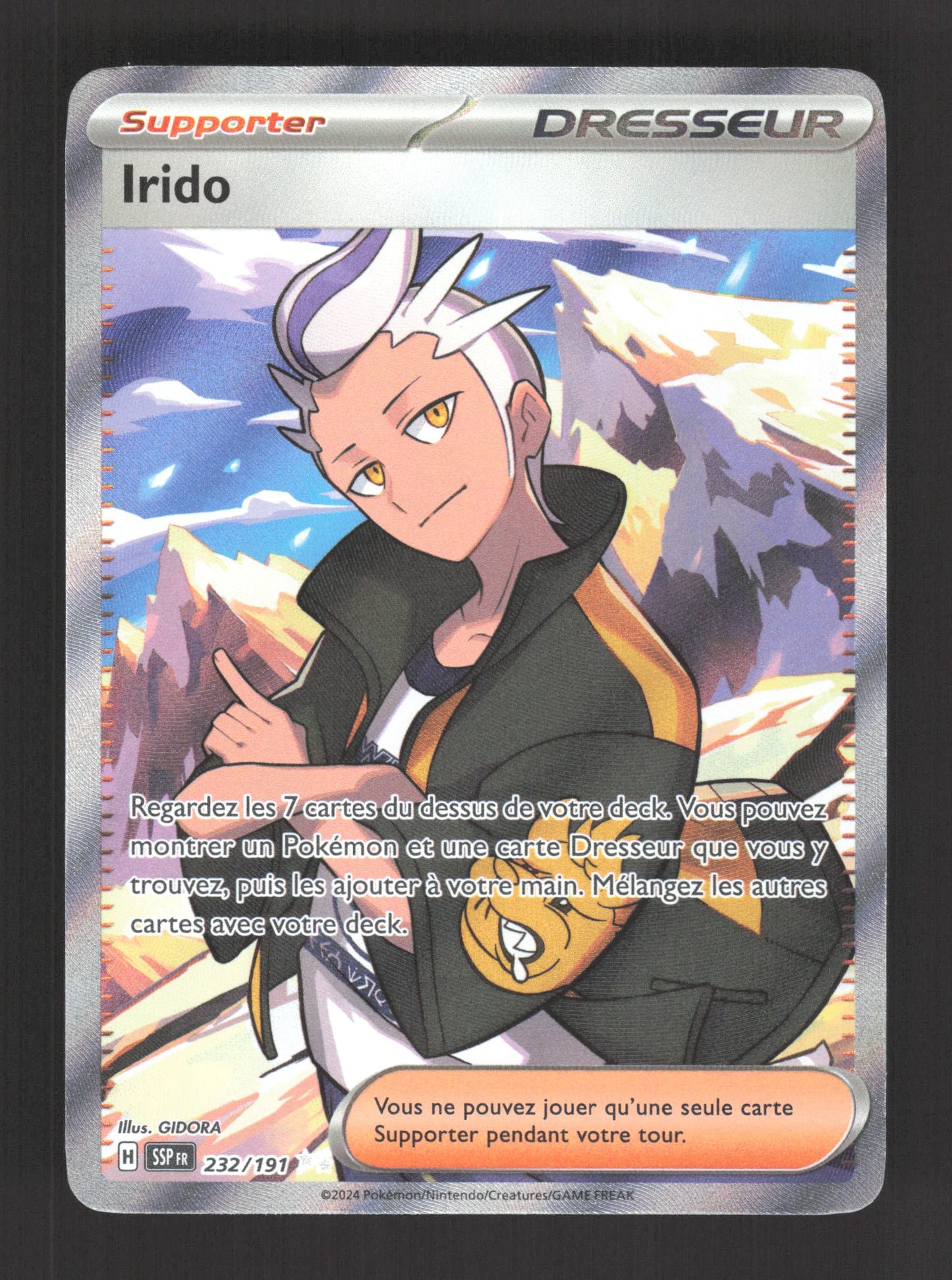 232/191 Irido DRESSEUR - Étincelles Déferlantes