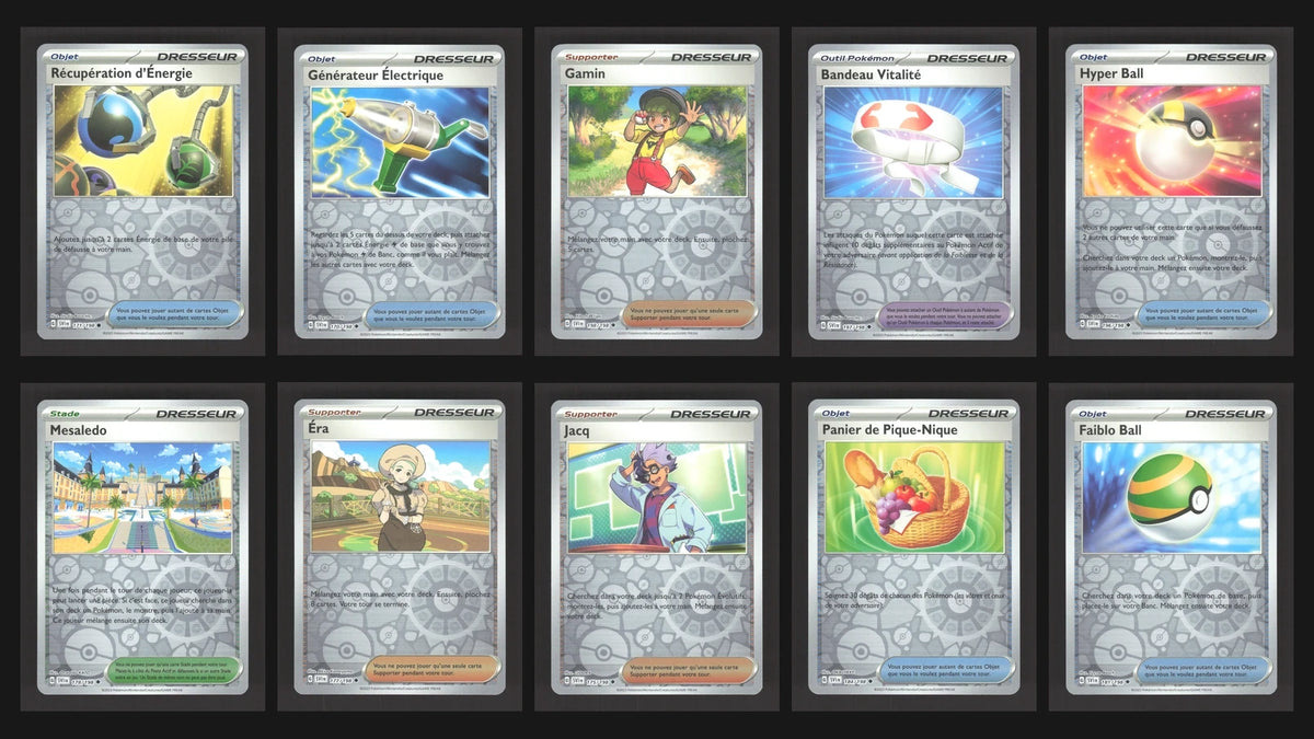 Lot de 135 Reverse EV1 (sans doublon)