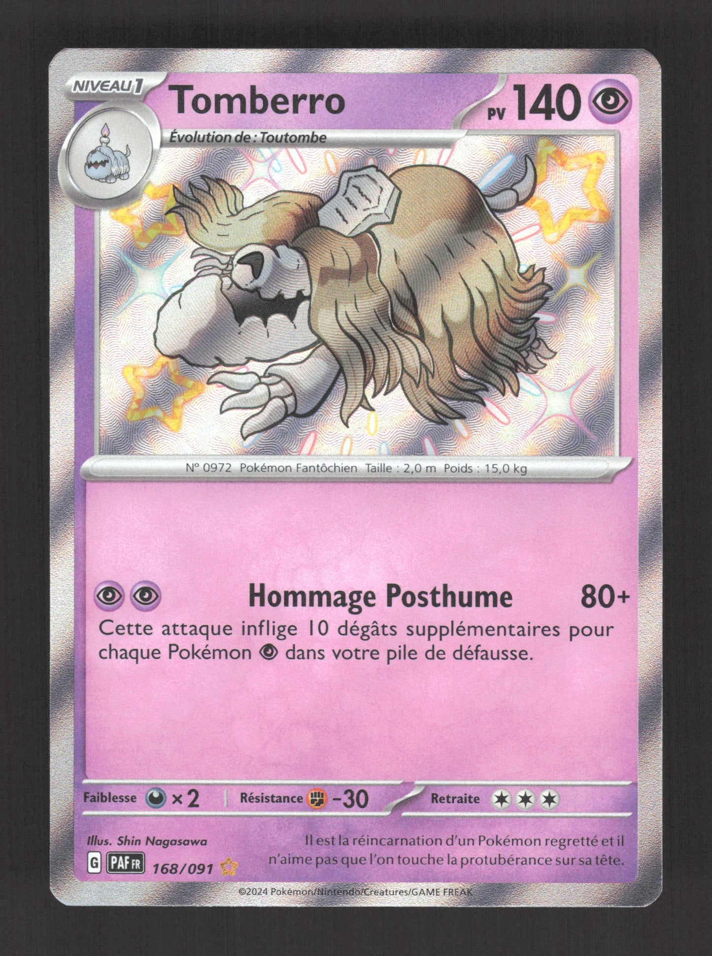 168/091 Tomberro SHINY - Destinées de Paldea