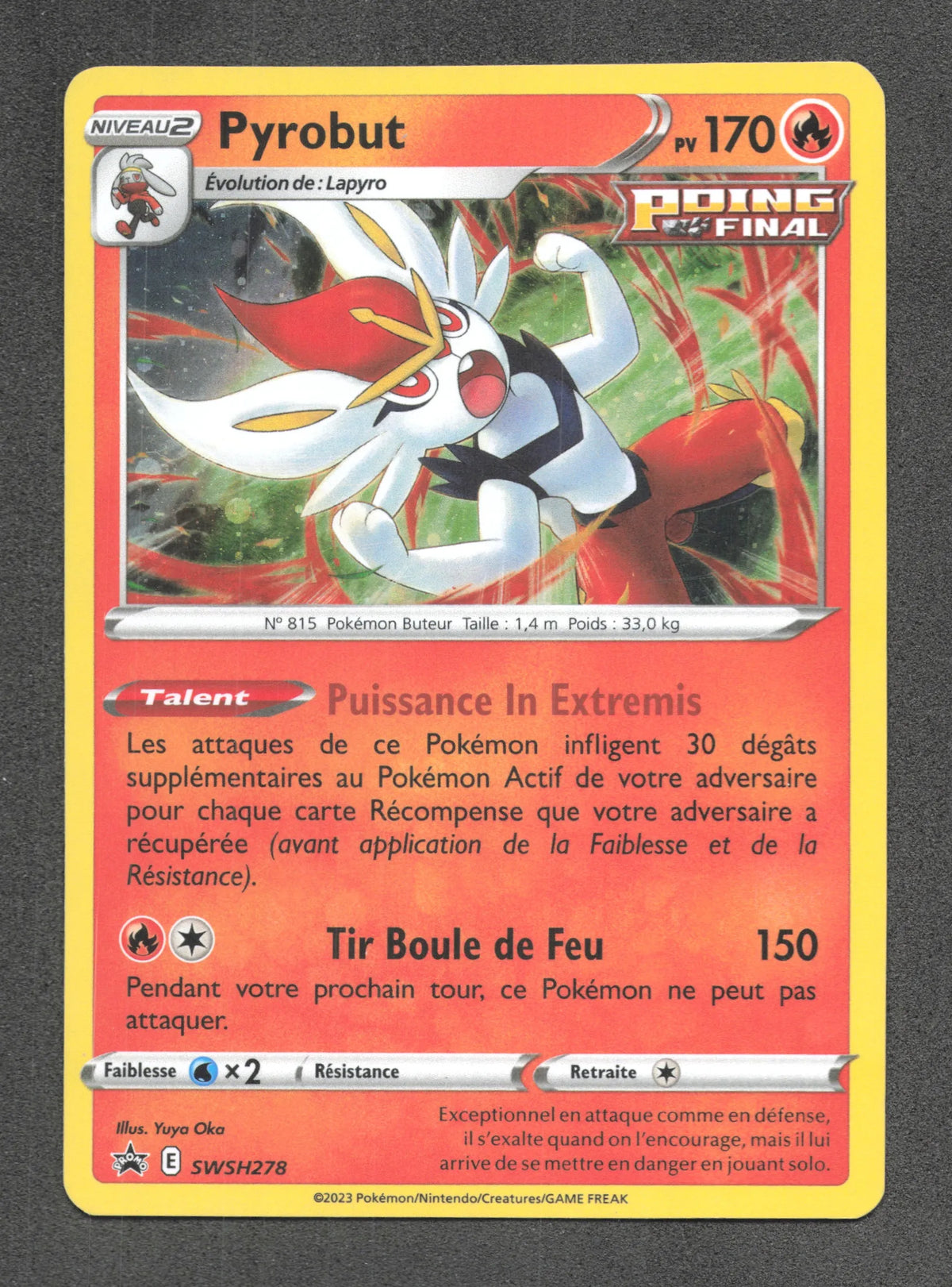 SWSH278 Pyrobut HOLO - Promo SWSH