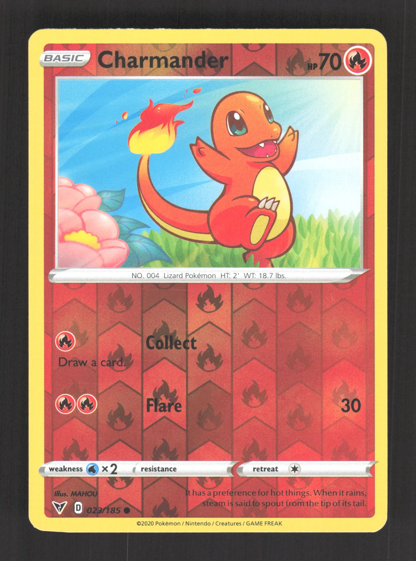 023/185 Charmander REVERSE - Anglais