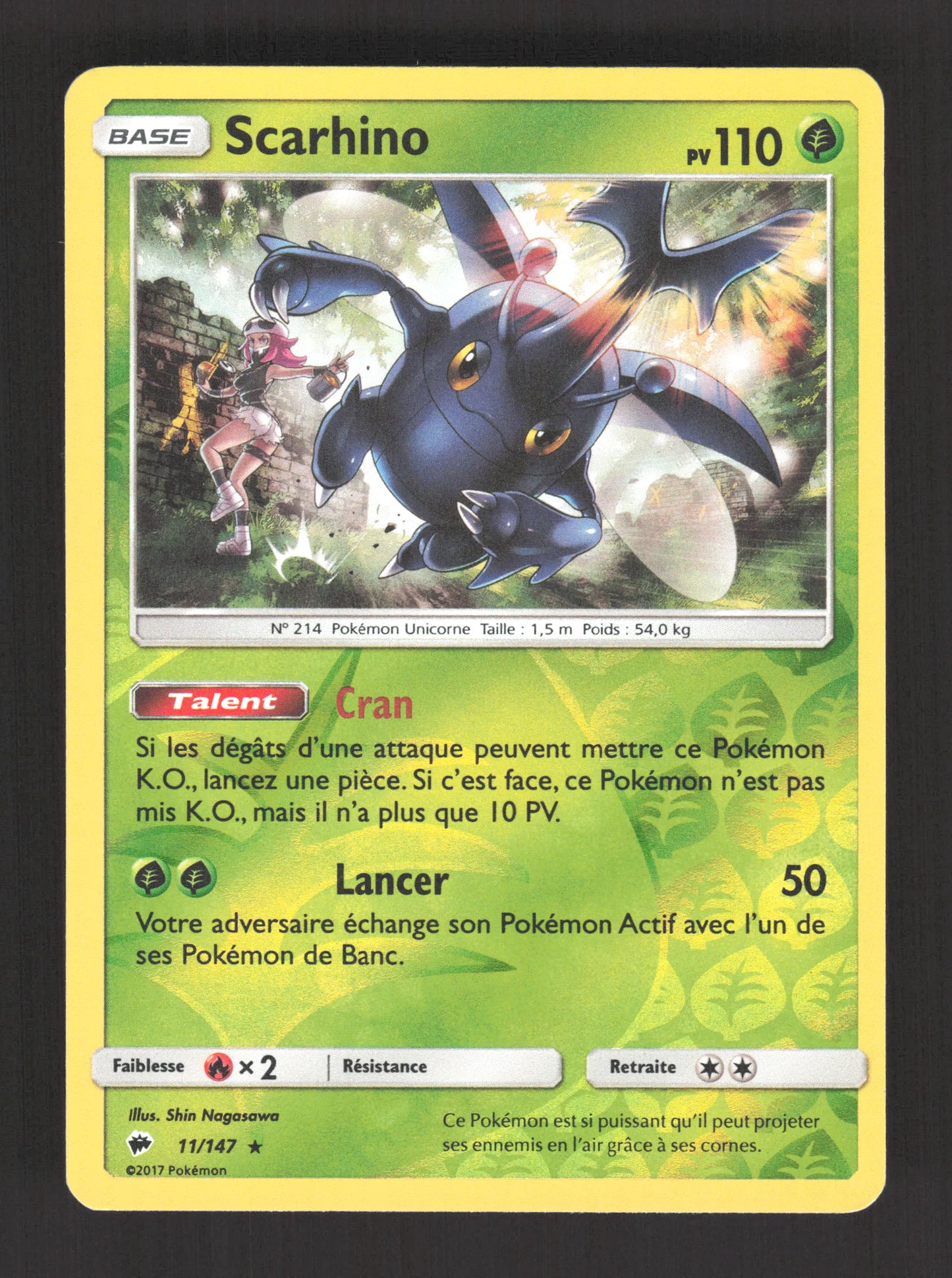 11/147 Scarhino REVERSE - Ombres Ardentes