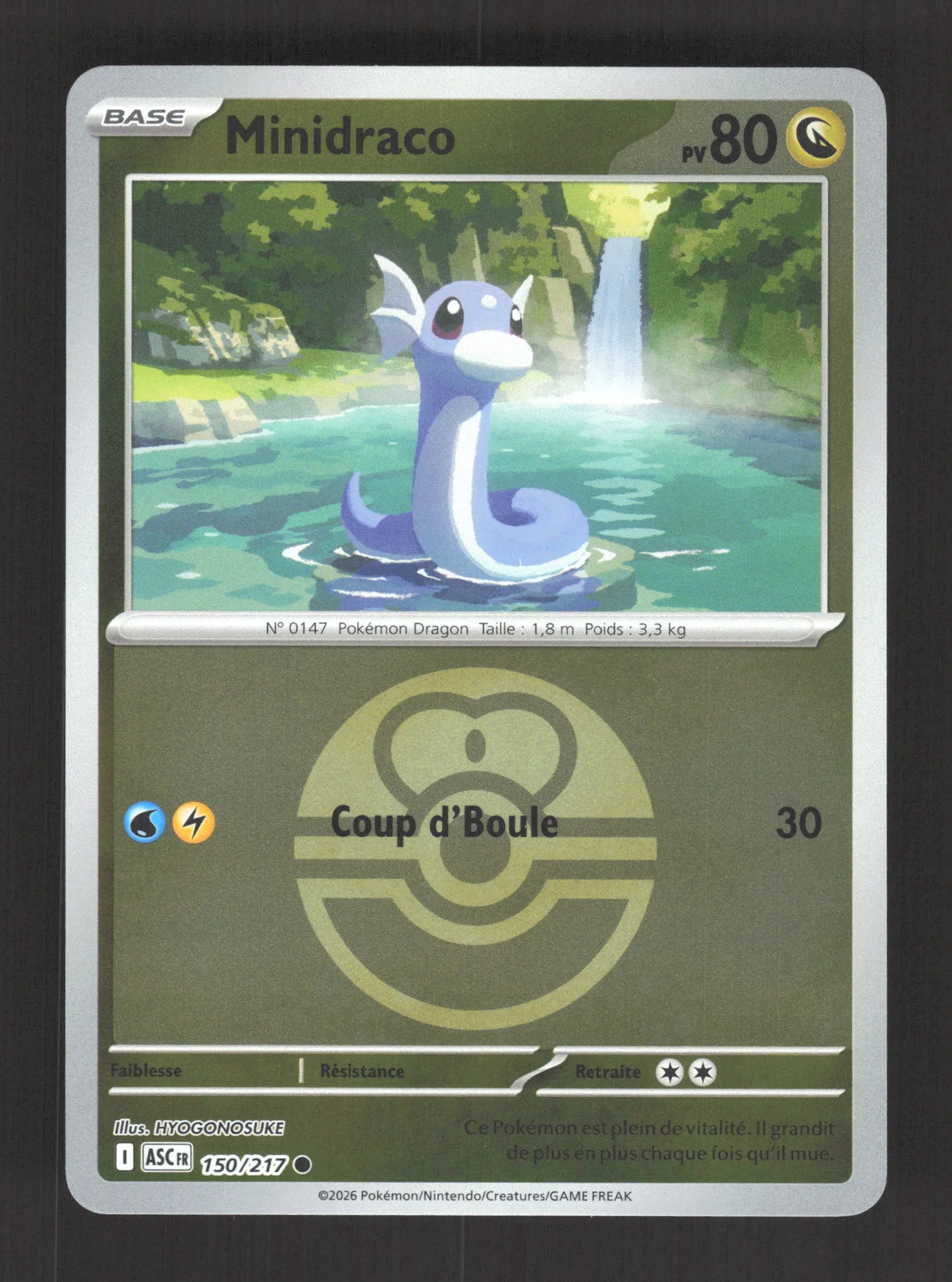 150/217 Minidraco POKEBALL - Héros Transcendants