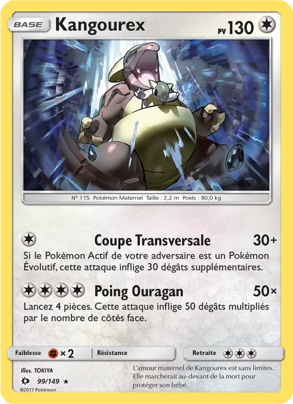 99/149 Kangourex REVERSE - Soleil et Lune